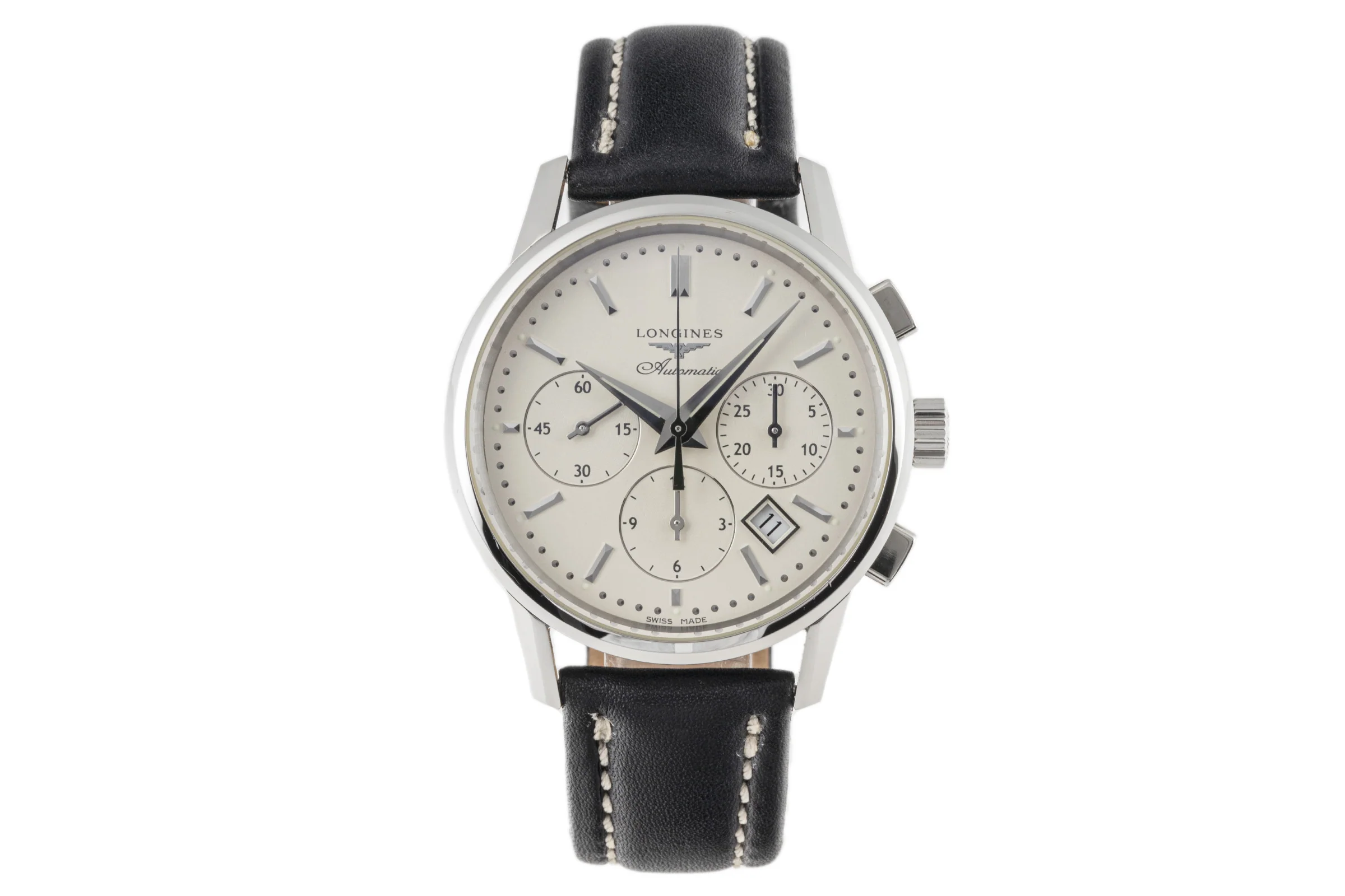 Longines Column-Wheel chronograph steel automatic men's watch L2.749.4  [2206693] - Image 4