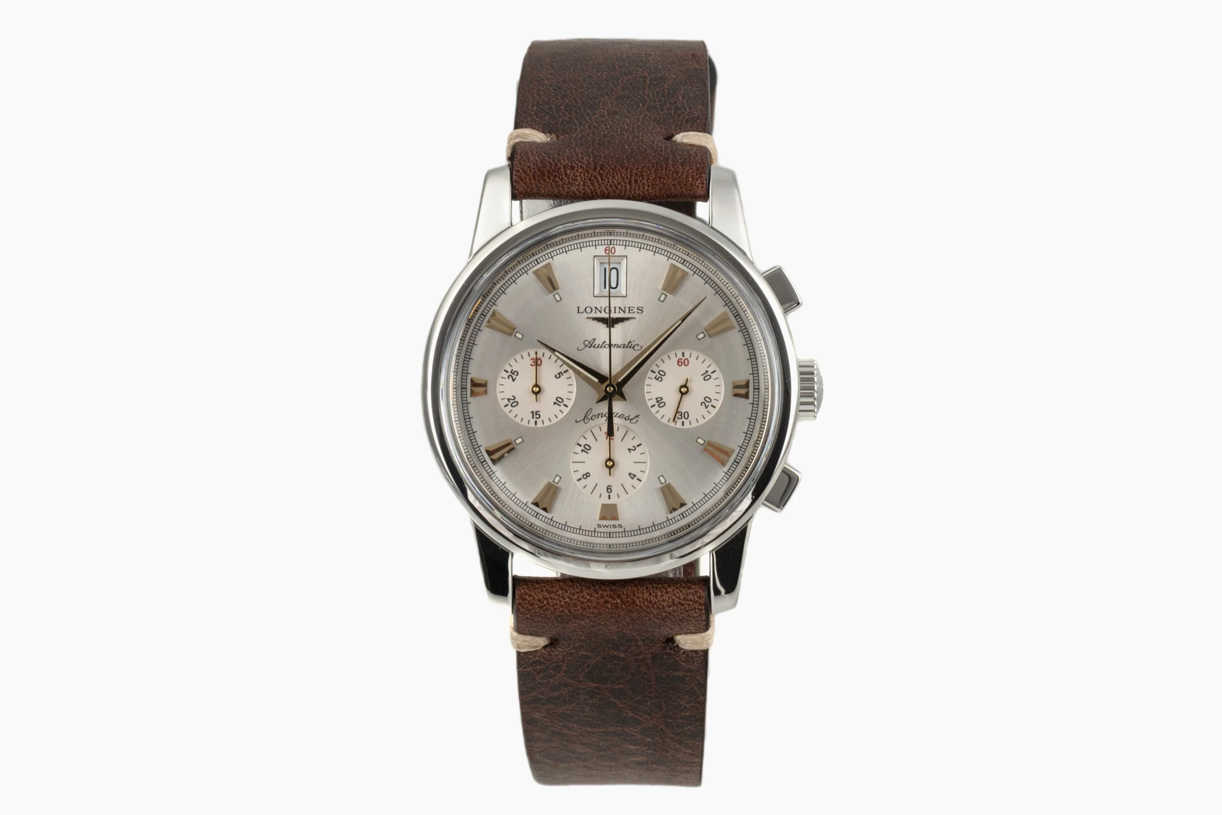 Longines Conquest chronograph steel automatic men's watch L1.641.4  [2304532] - Image 4