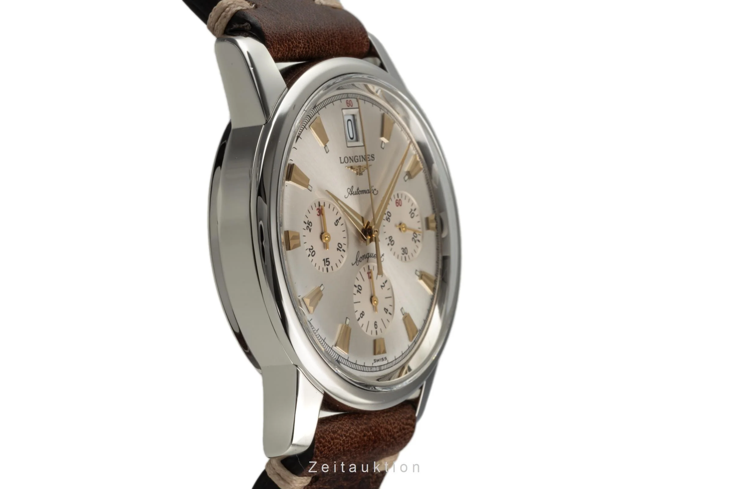 Longines Conquest chronograph steel automatic men's watch L1.641.4  [2304532] - Image 7