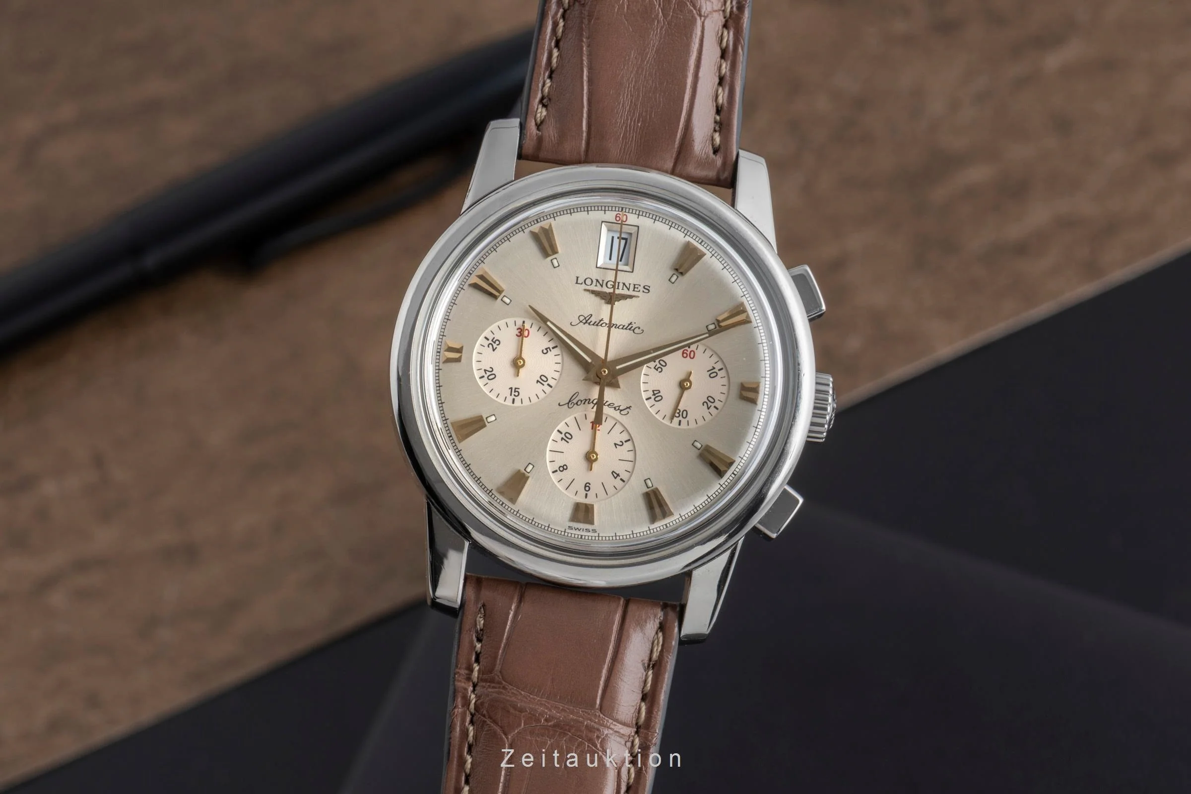 Longines Conquest chronograph steel automatic men's watch L1.641.4  [2501371] - Image 2