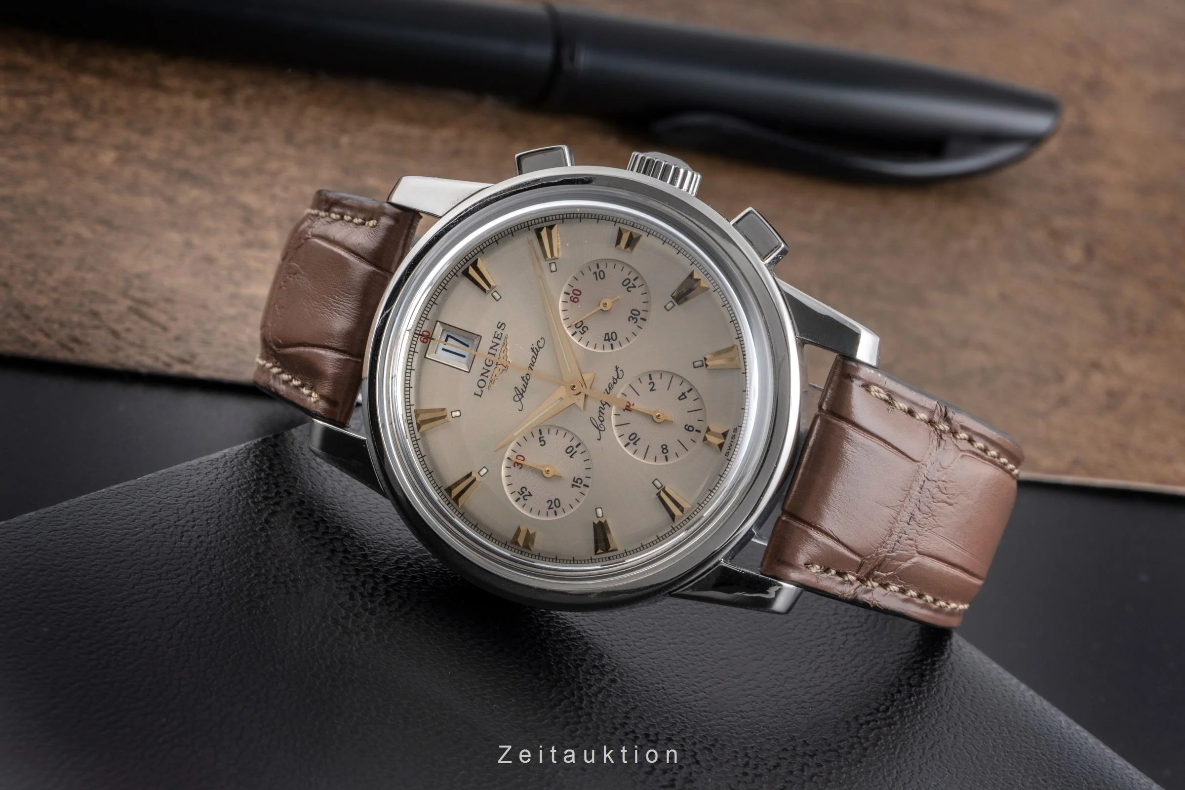 Longines Conquest chronograph steel automatic men's watch L1.641.4  [2501371] - Image 3