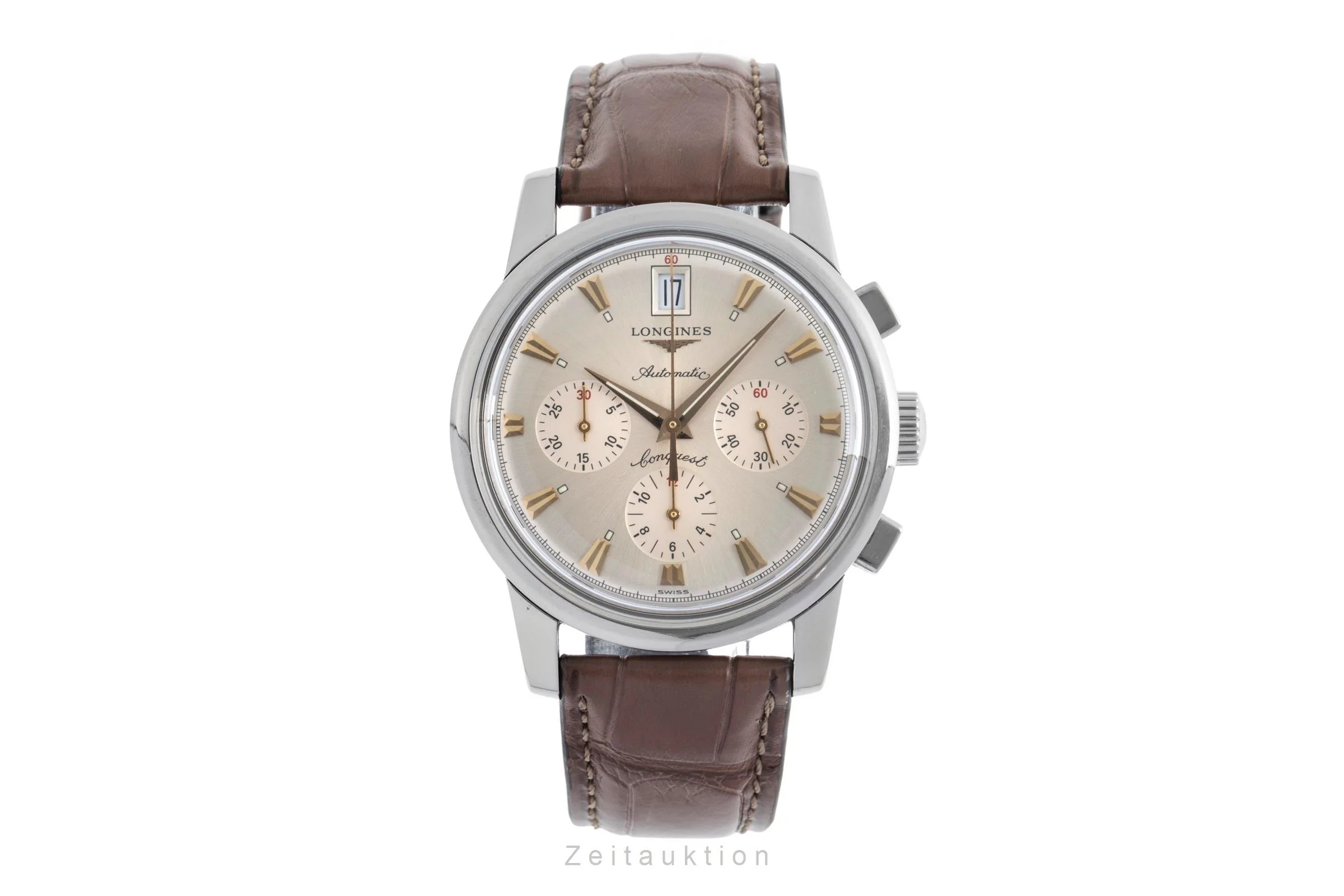 Longines Conquest chronograph steel automatic men's watch L1.641.4  [2501371] - Image 5