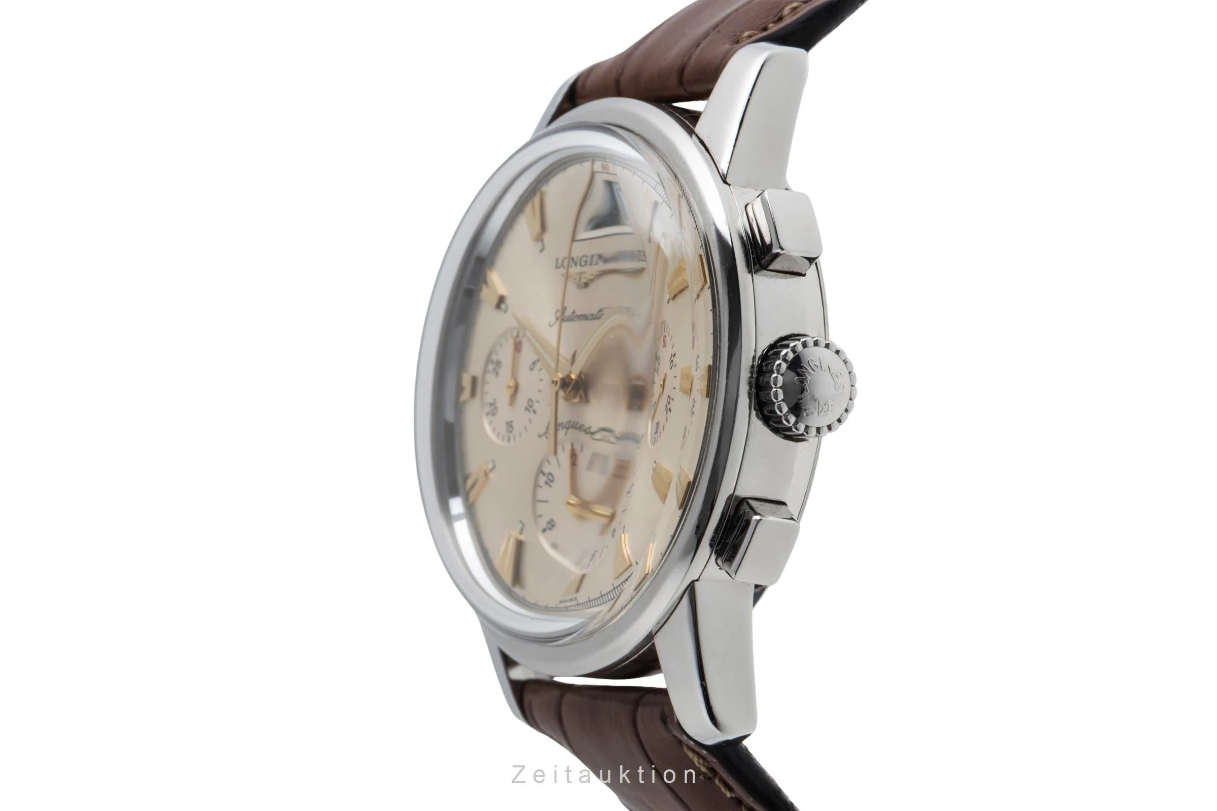 Longines Conquest chronograph steel automatic men's watch L1.641.4  [2501371] - Image 7