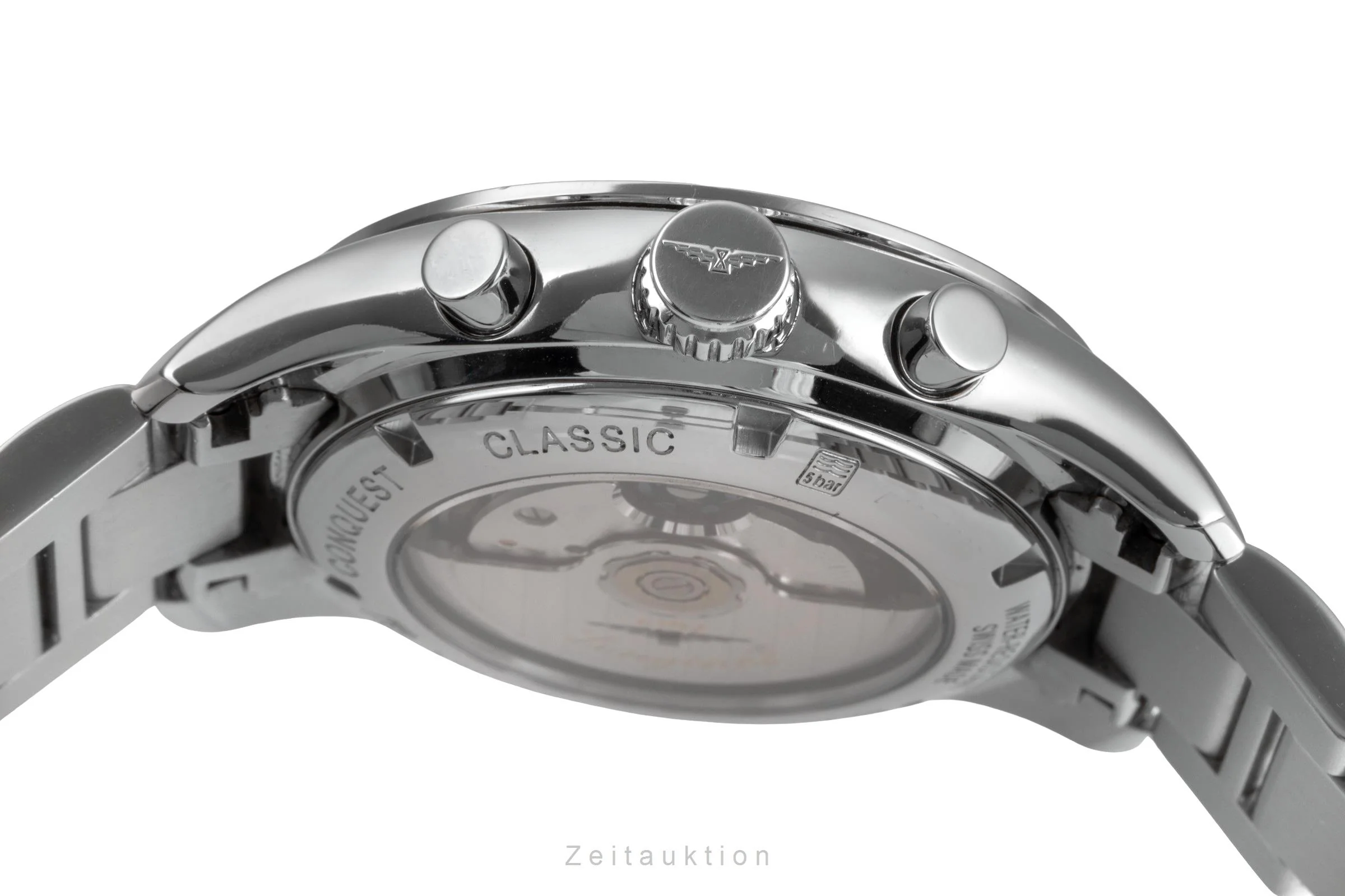 Longines Conquest chronograph steel automatic men's watch L2.786.4.56.6  [2504779] - Image 10