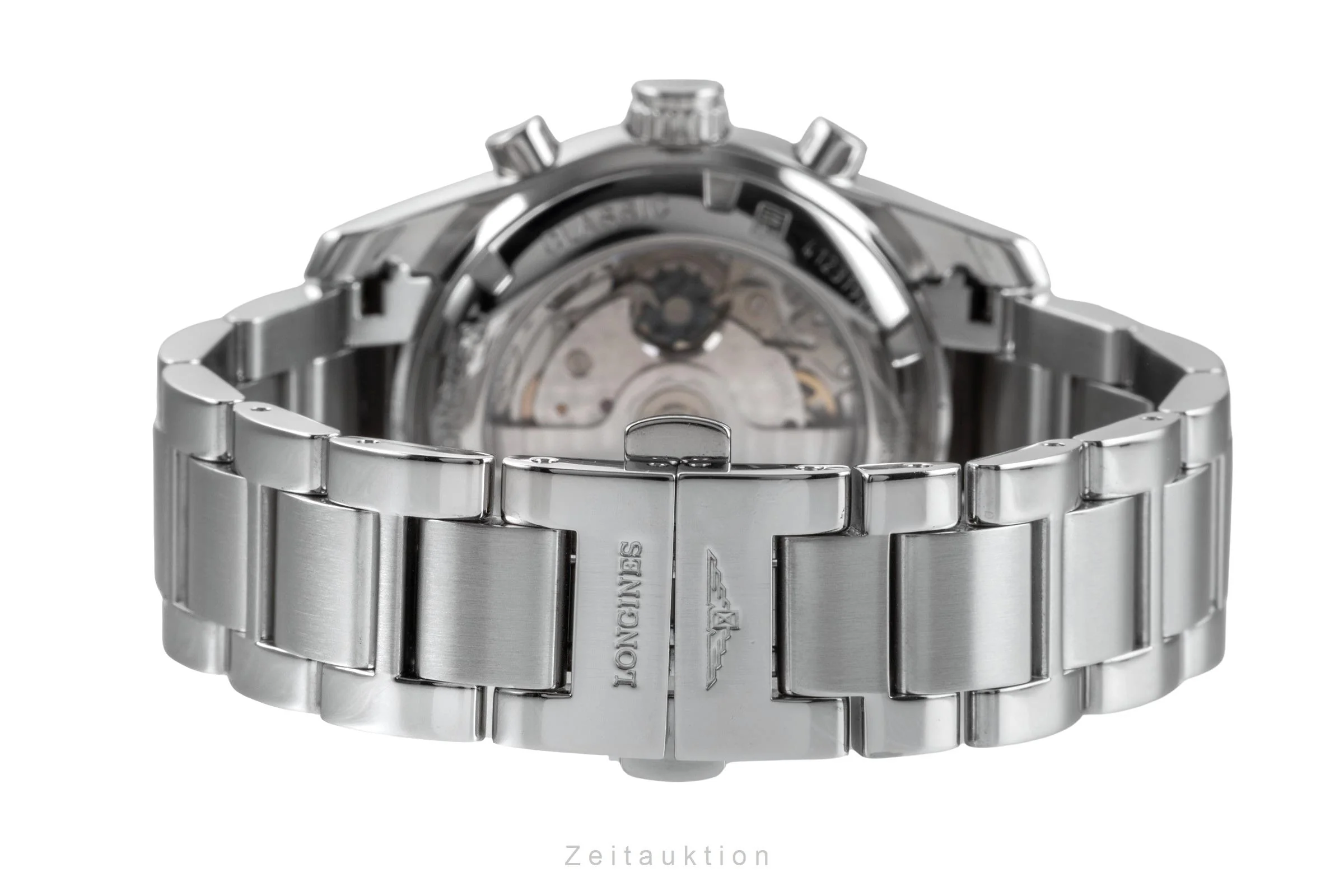 Longines Conquest chronograph steel automatic men's watch L2.786.4.56.6  [2504779] - Image 12