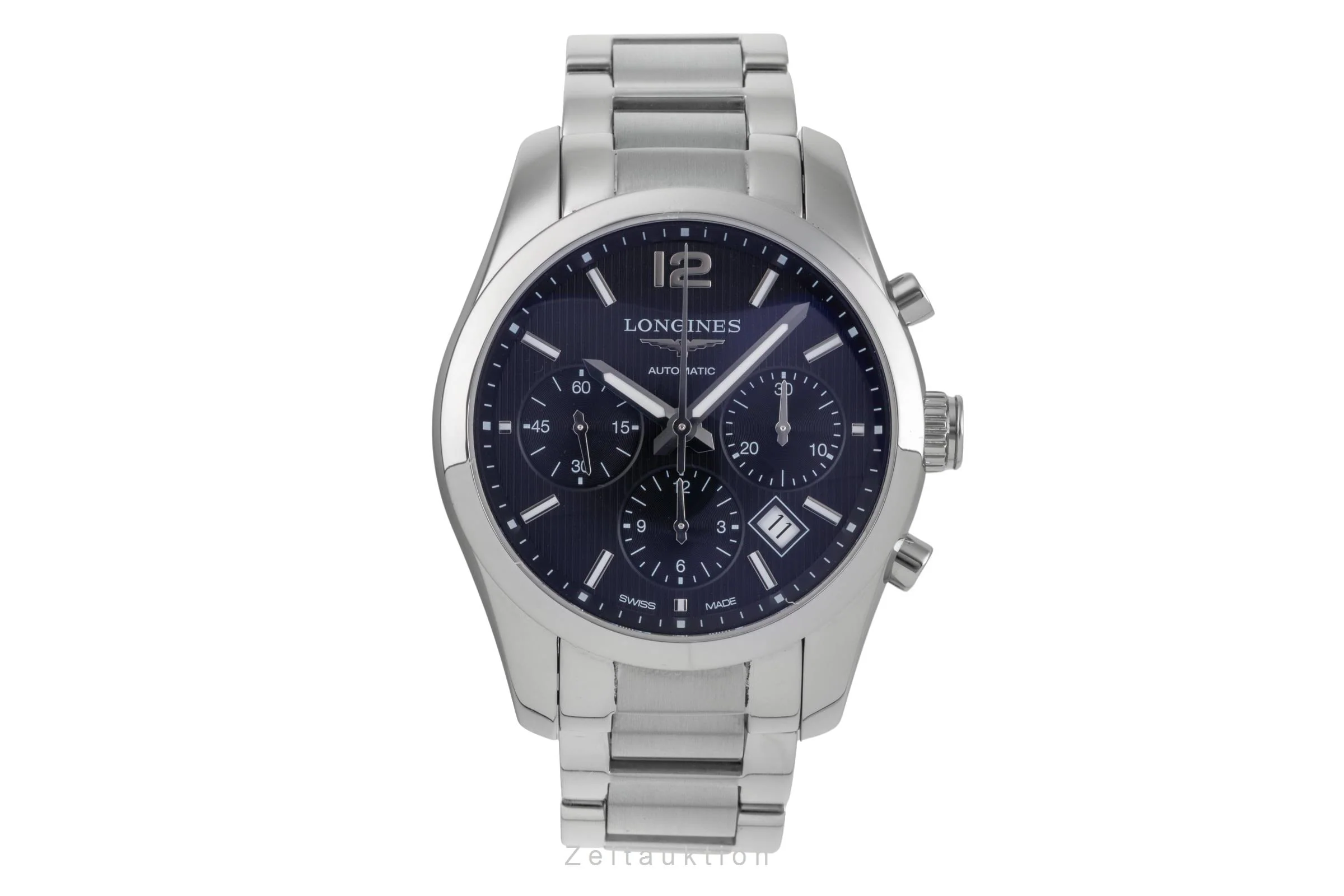 Longines Conquest chronograph steel automatic men's watch L2.786.4.56.6  [2504779] - Image 5