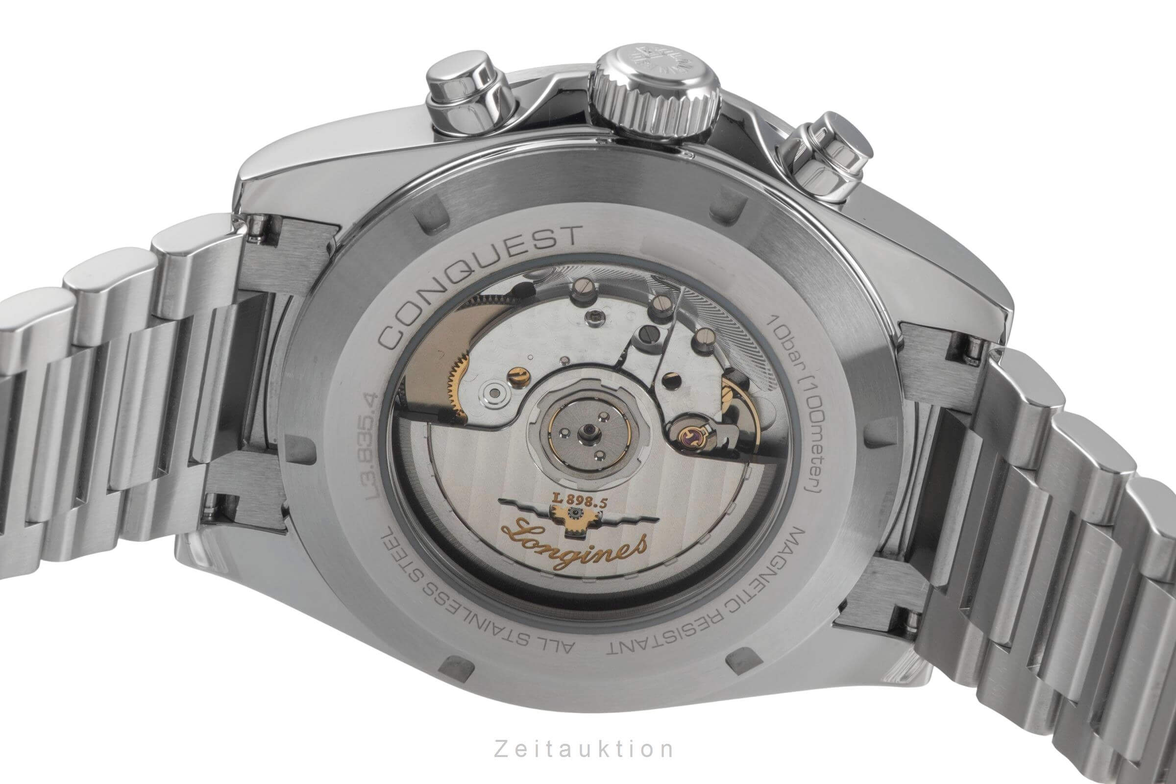 Longines Conquest chronograph steel automatic men's watch L38354326  [2501127] - Image 10