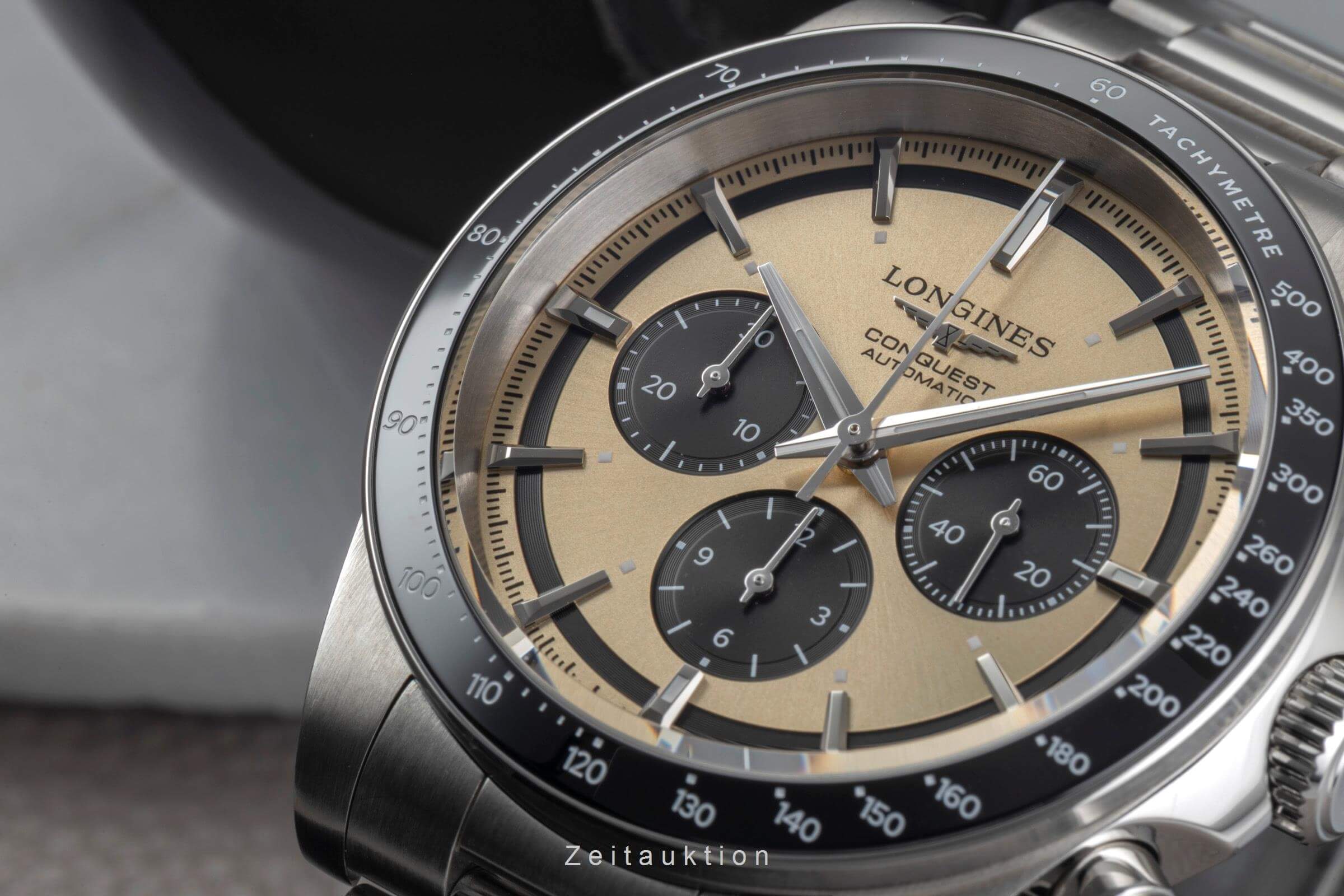 Longines Conquest chronograph steel automatic men's watch L38354326  [2501127] - Image 14