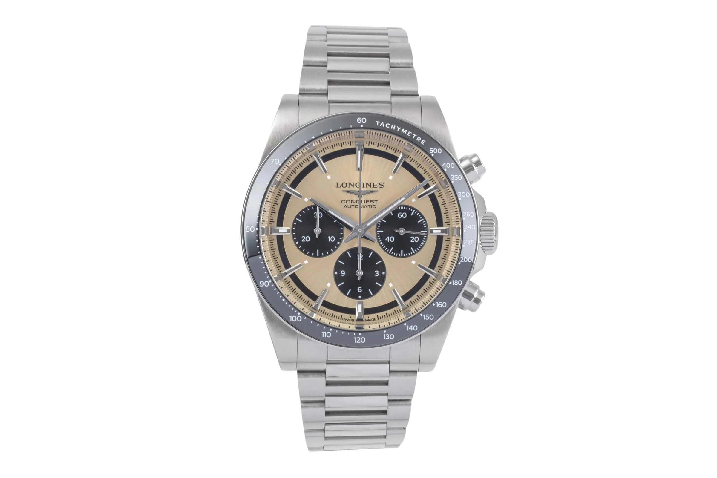Longines Conquest chronograph steel automatic men's watch L38354326  [2501127] - Image 5