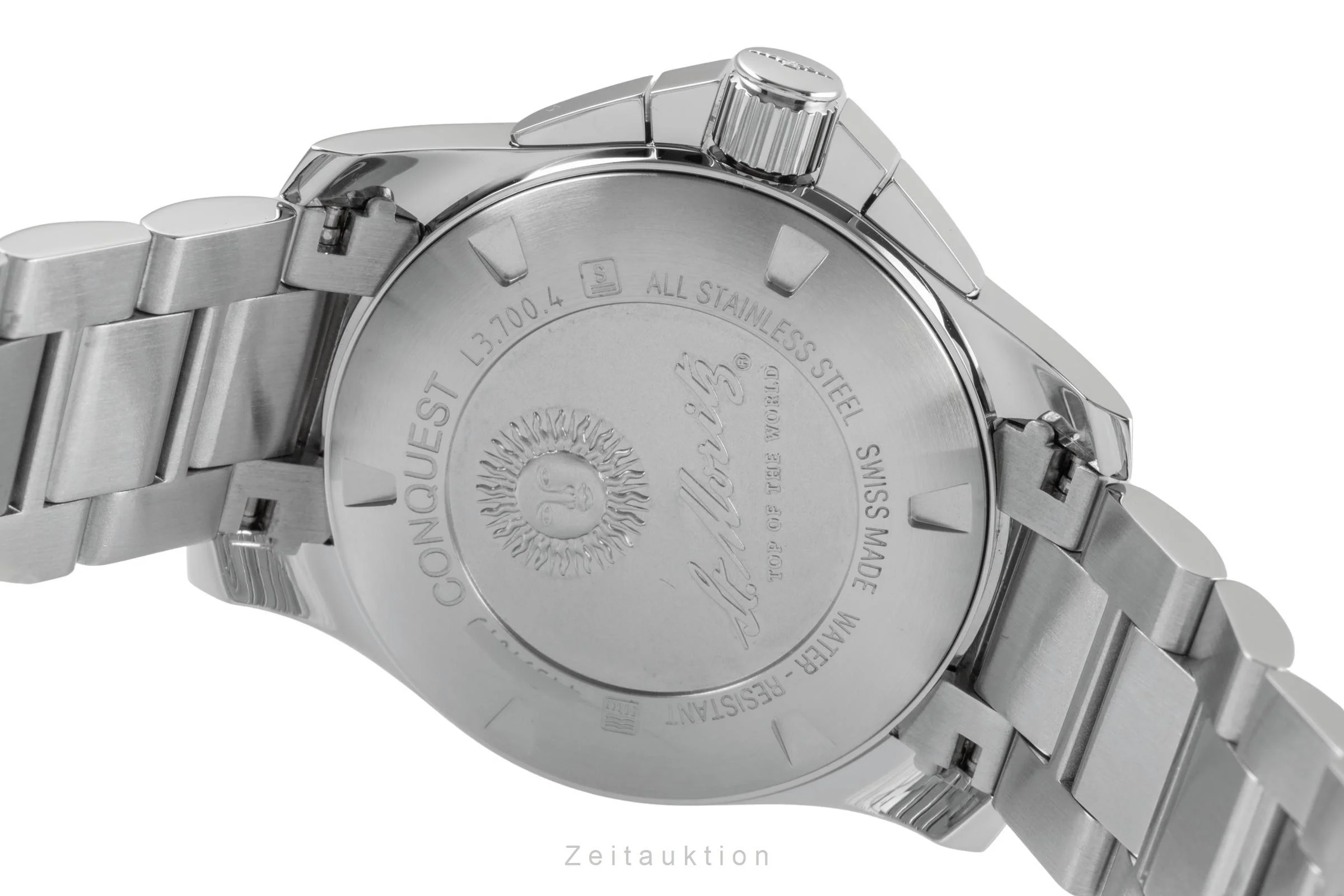 Longines Conquest chronograph steel quartz men's watch L3.700.4.78.6  [2506444] - Image 12