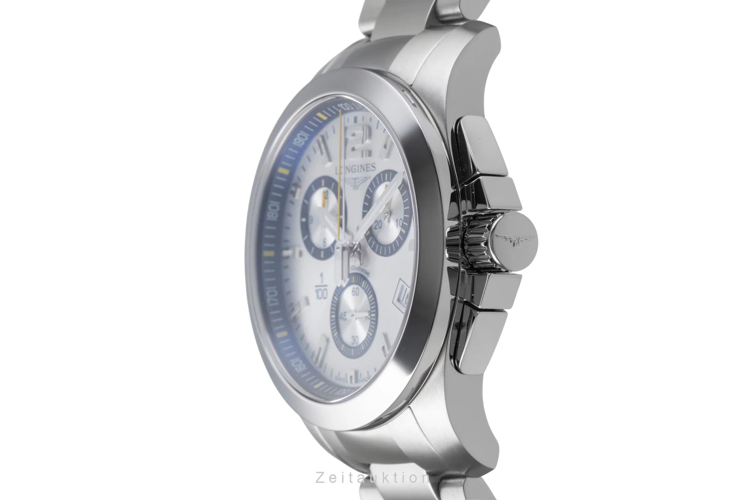 Longines Conquest chronograph steel quartz men's watch L3.700.4.78.6  [2506444] - Image 7