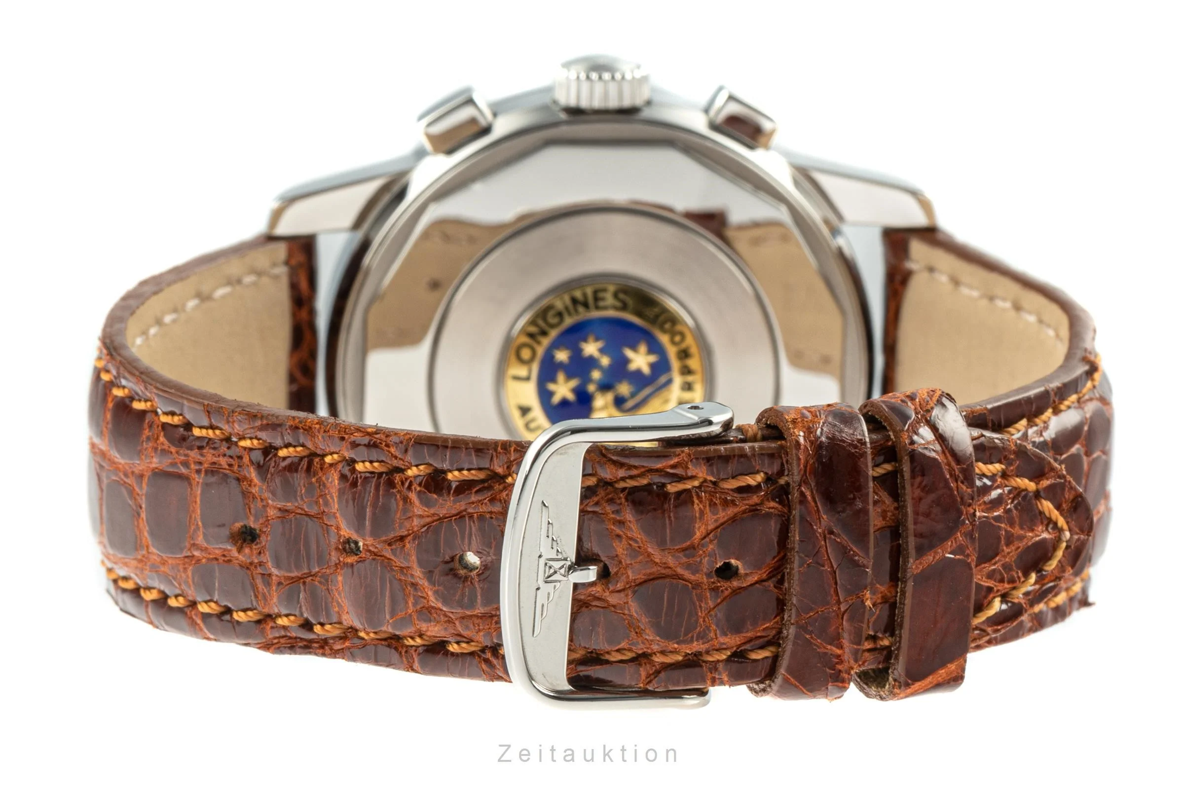 Longines Conquest Heritage chronograph steel automatic men's watch L1.641.4 LP: 2600EUR  [2205983] - Image 13