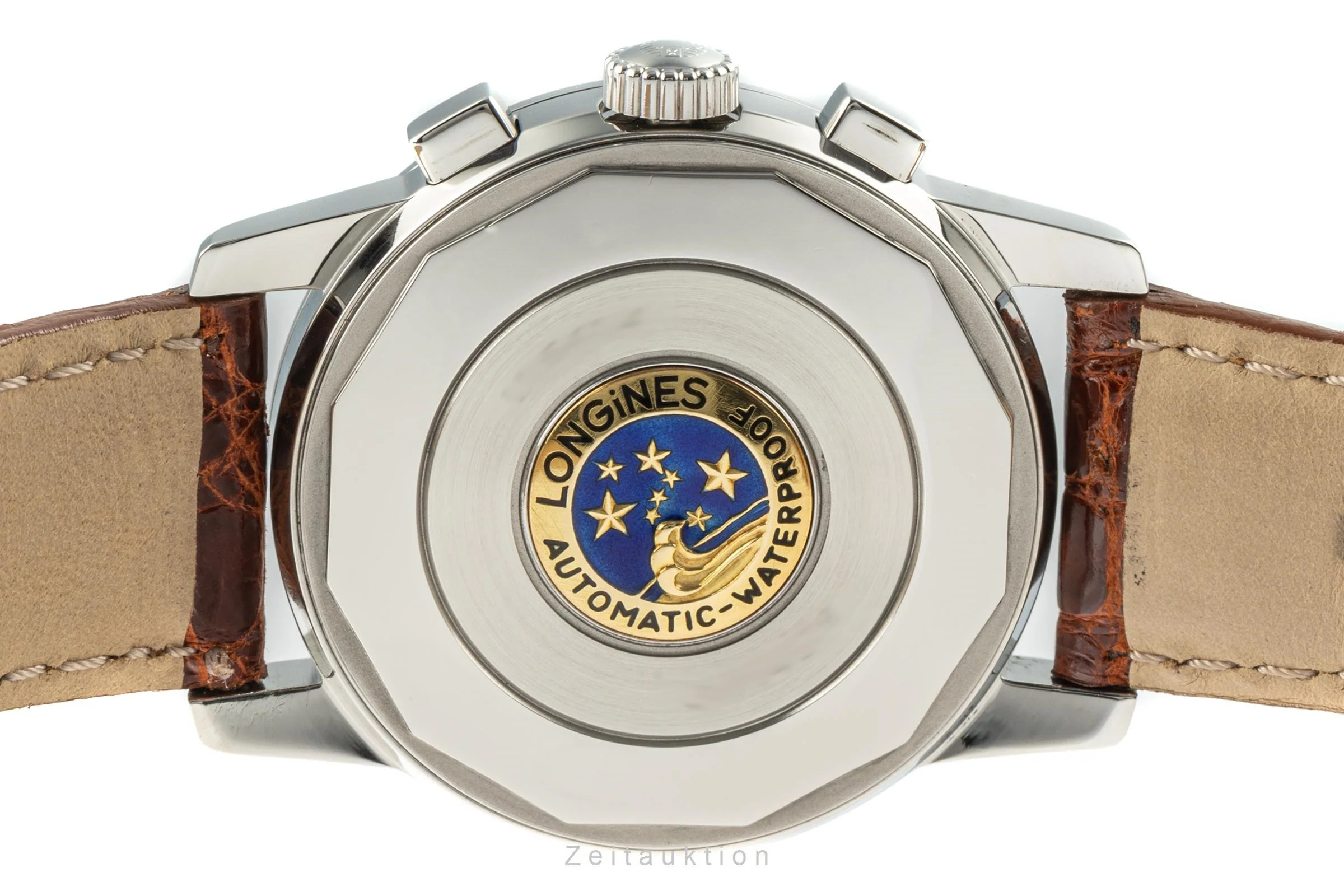 Longines Conquest Heritage chronograph steel automatic men's watch L1.641.4 LP: 2600EUR  [2205983] - Image 9