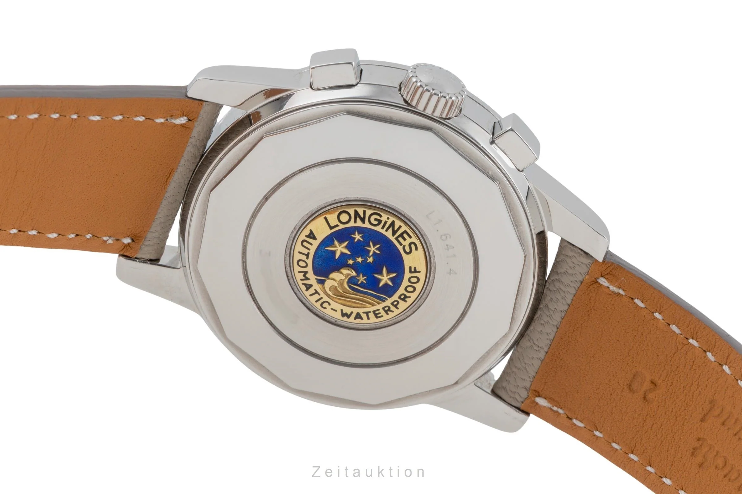 Longines Conquest Heritage chronograph steel automatic men's watch L1.641.4  [2506370] - Image 11