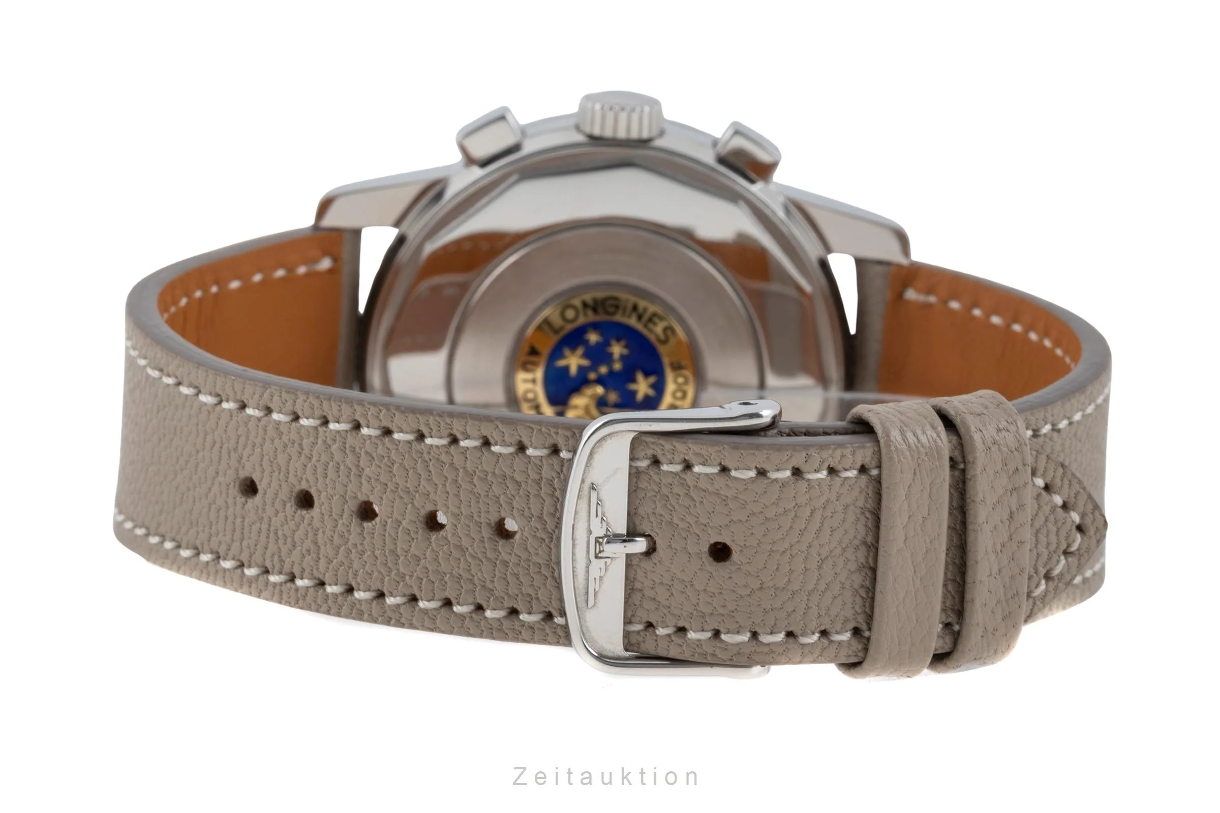 Longines Conquest Heritage chronograph steel automatic men's watch L1.641.4  [2506370] - Image 13