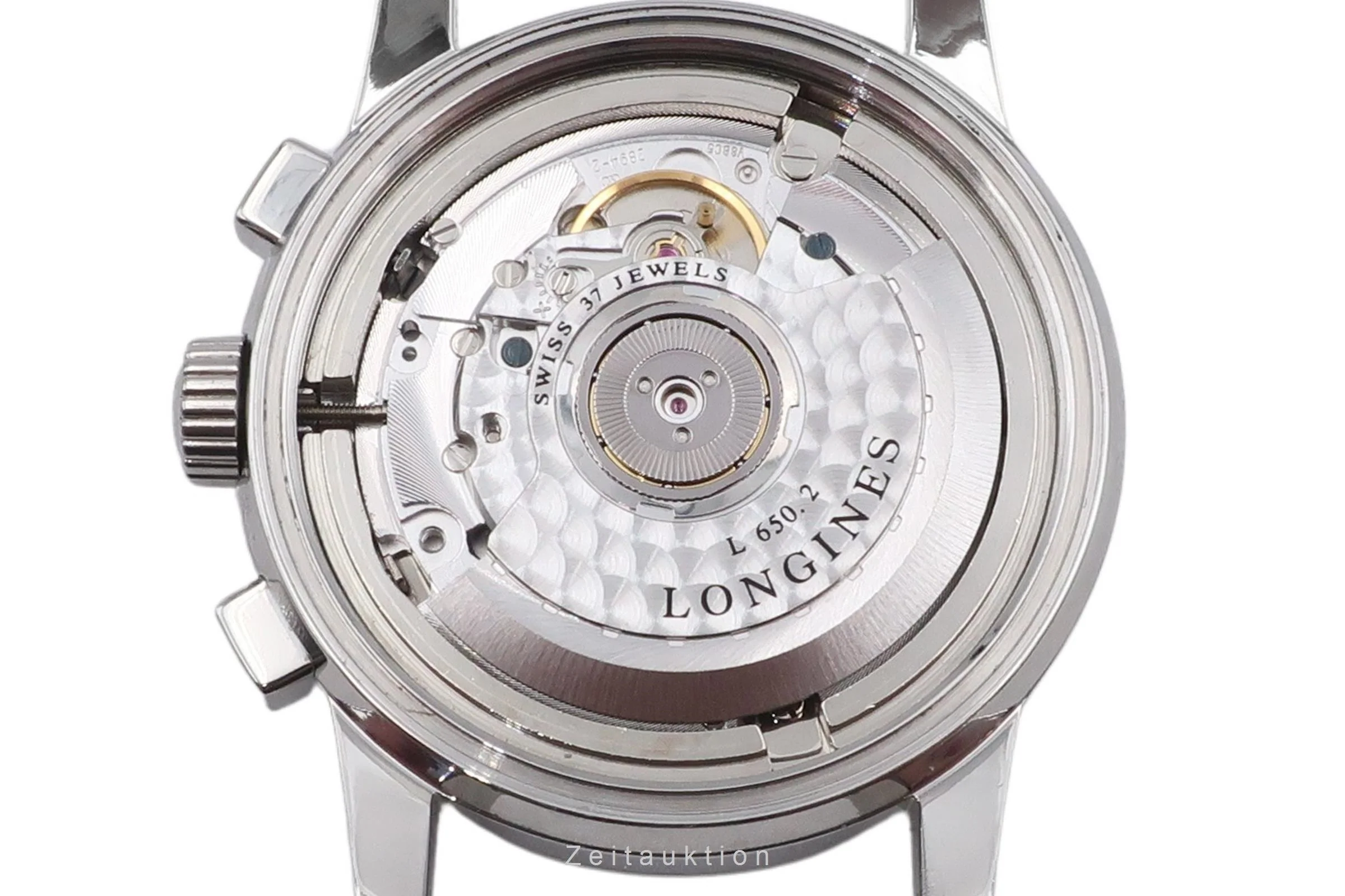 Longines Conquest Heritage chronograph steel automatic men's watch L1.641.4  [2506370] - Image 14