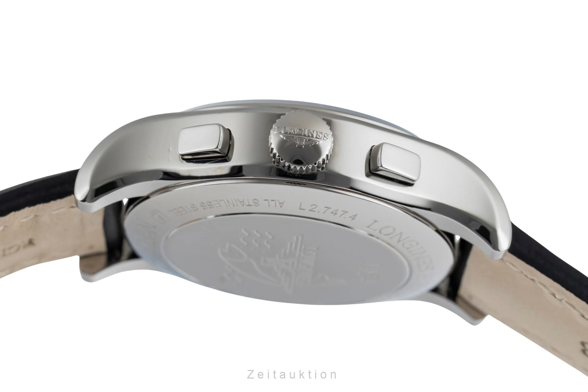 Longines Conquest Heritage chronograph steel automatic men's watch L2.747.4  [2502465] - Image 12