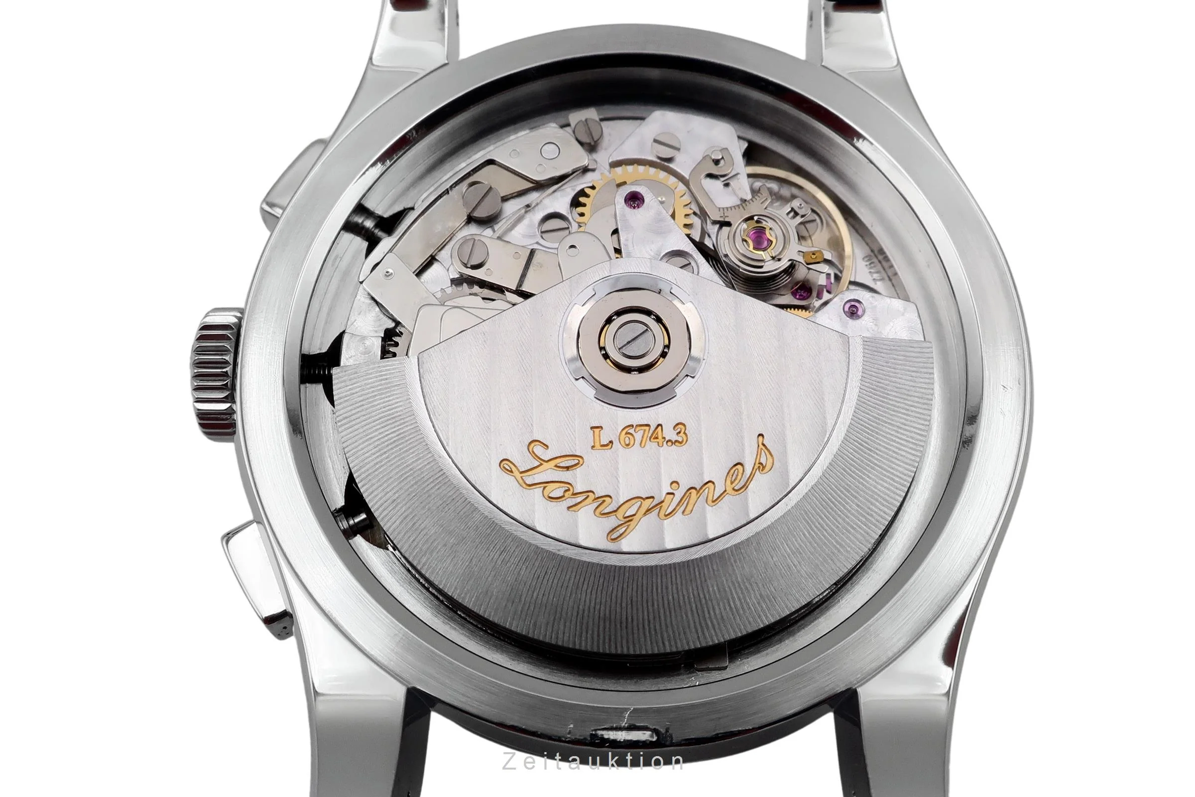 Longines Conquest Heritage chronograph steel automatic men's watch L2.747.4  [2502465] - Image 15
