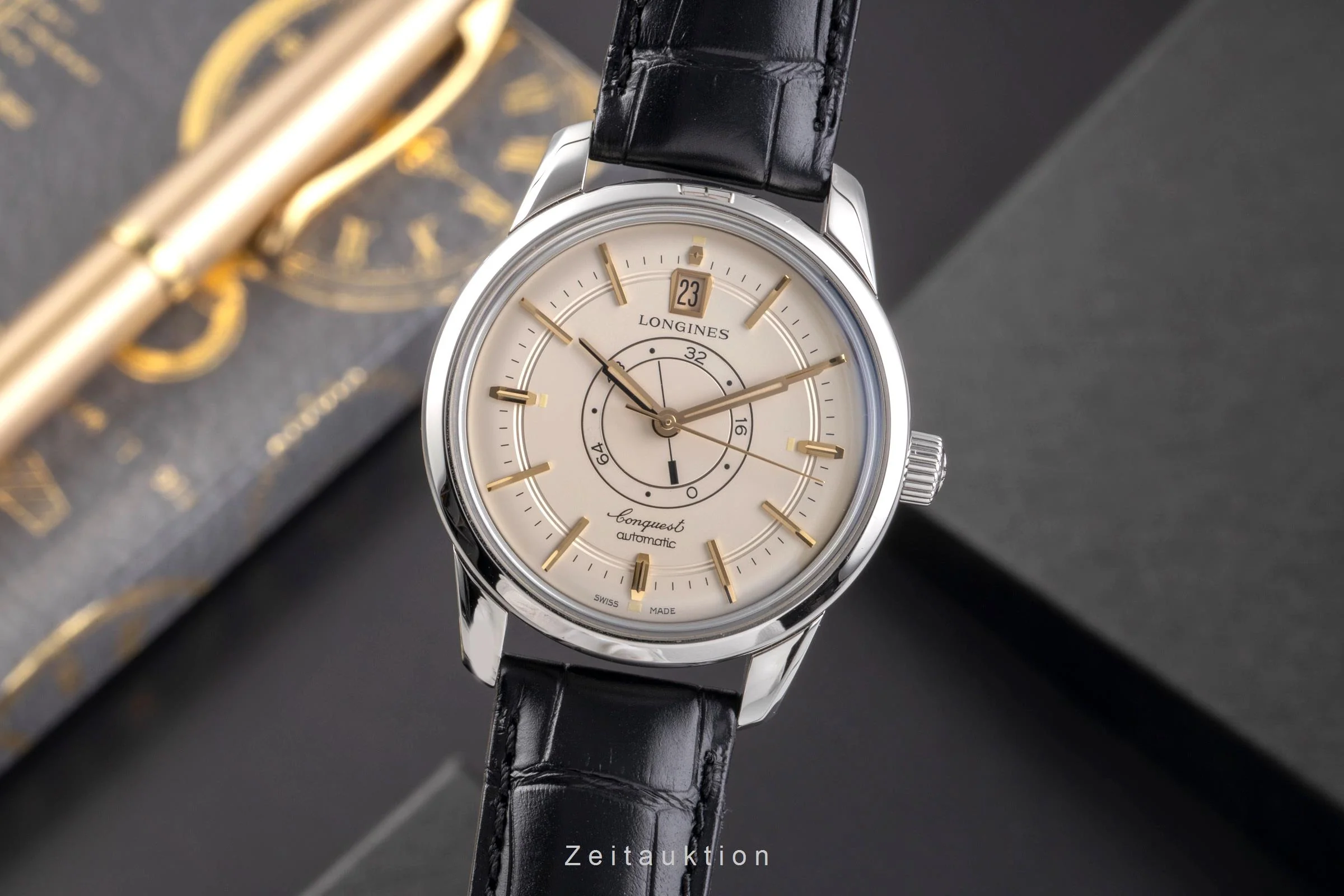 Longines Conquest steel automatic men's watch L1.648.4.78.2 LP: 4200EUR  [2505363] - Image 2