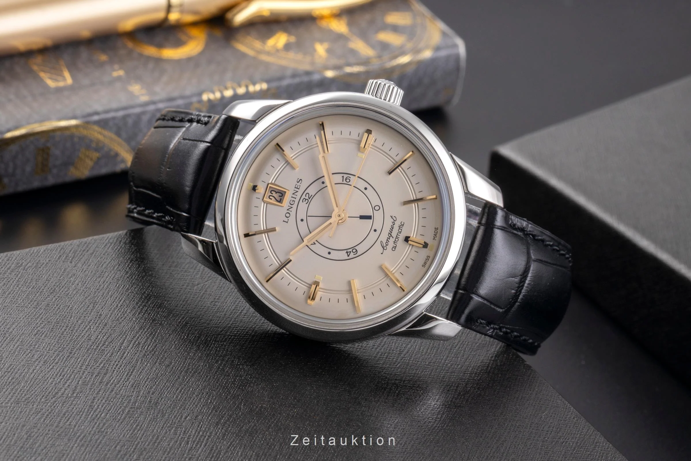 Longines Conquest steel automatic men's watch L1.648.4.78.2 LP: 4200EUR  [2505363] - Image 3
