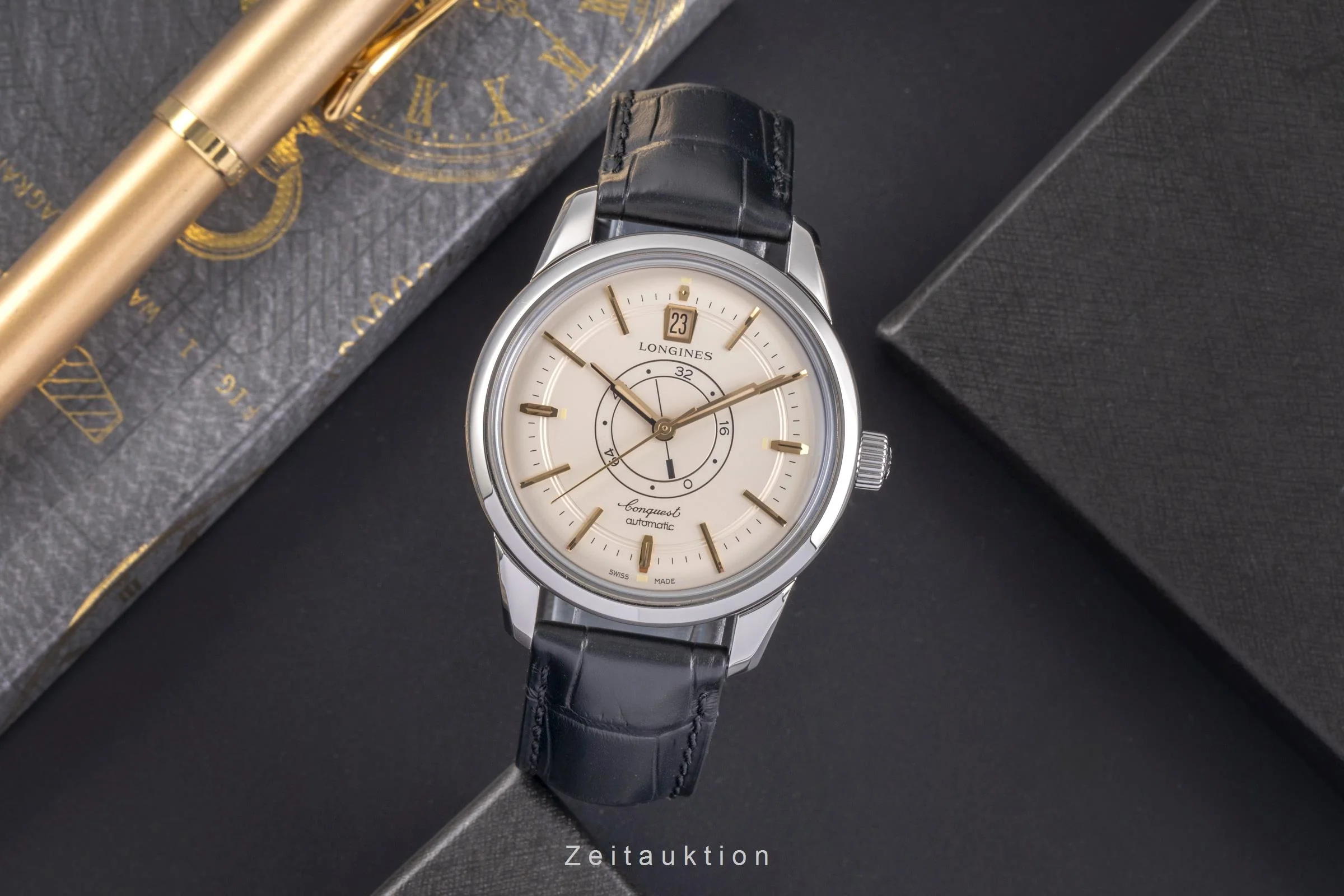 Longines Conquest steel automatic men's watch L1.648.4.78.2 LP: 4200EUR  [2505363] - Image 4