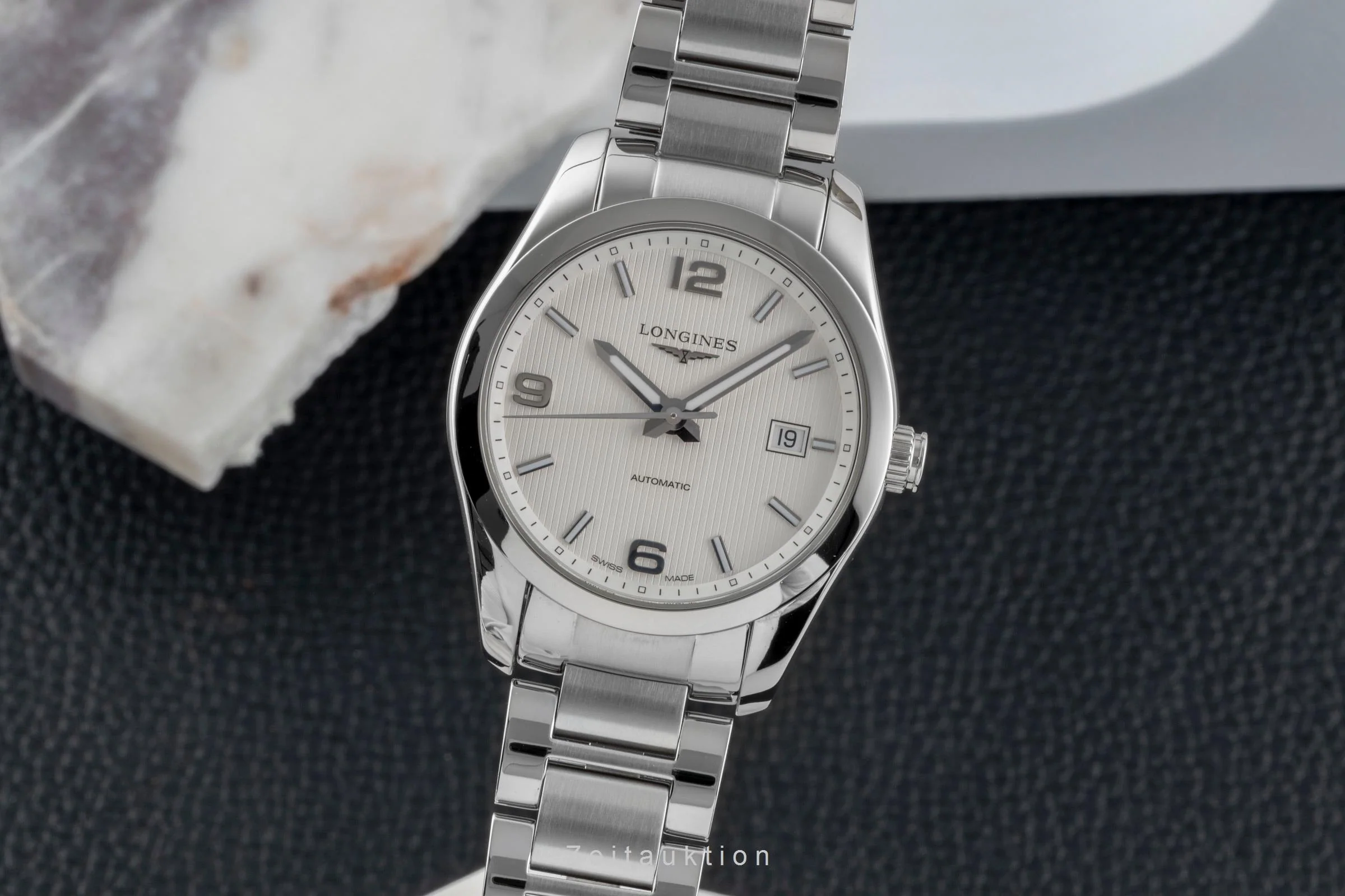 Longines Conquest steel automatic men's watch L2.785.4.76.6  [2600255] - Image 2