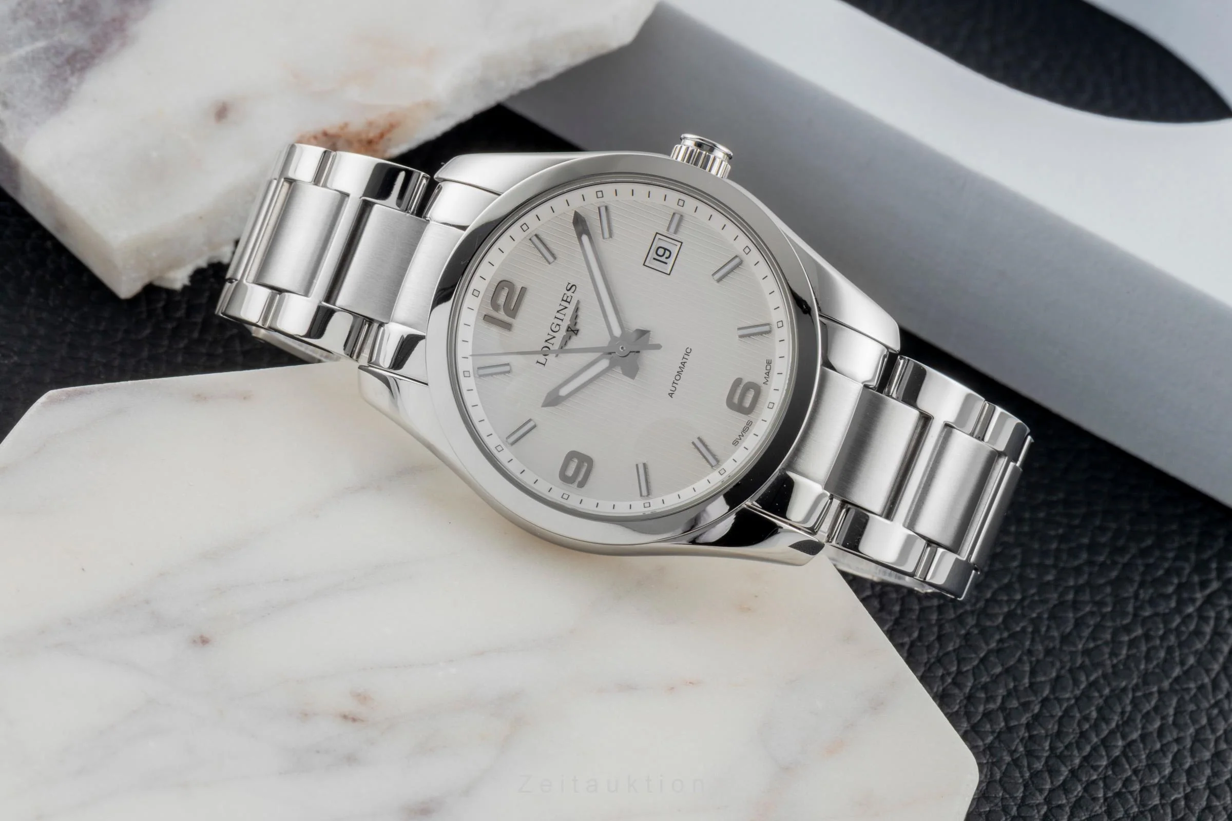 Longines Conquest steel automatic men's watch L2.785.4.76.6  [2600255] - Image 3