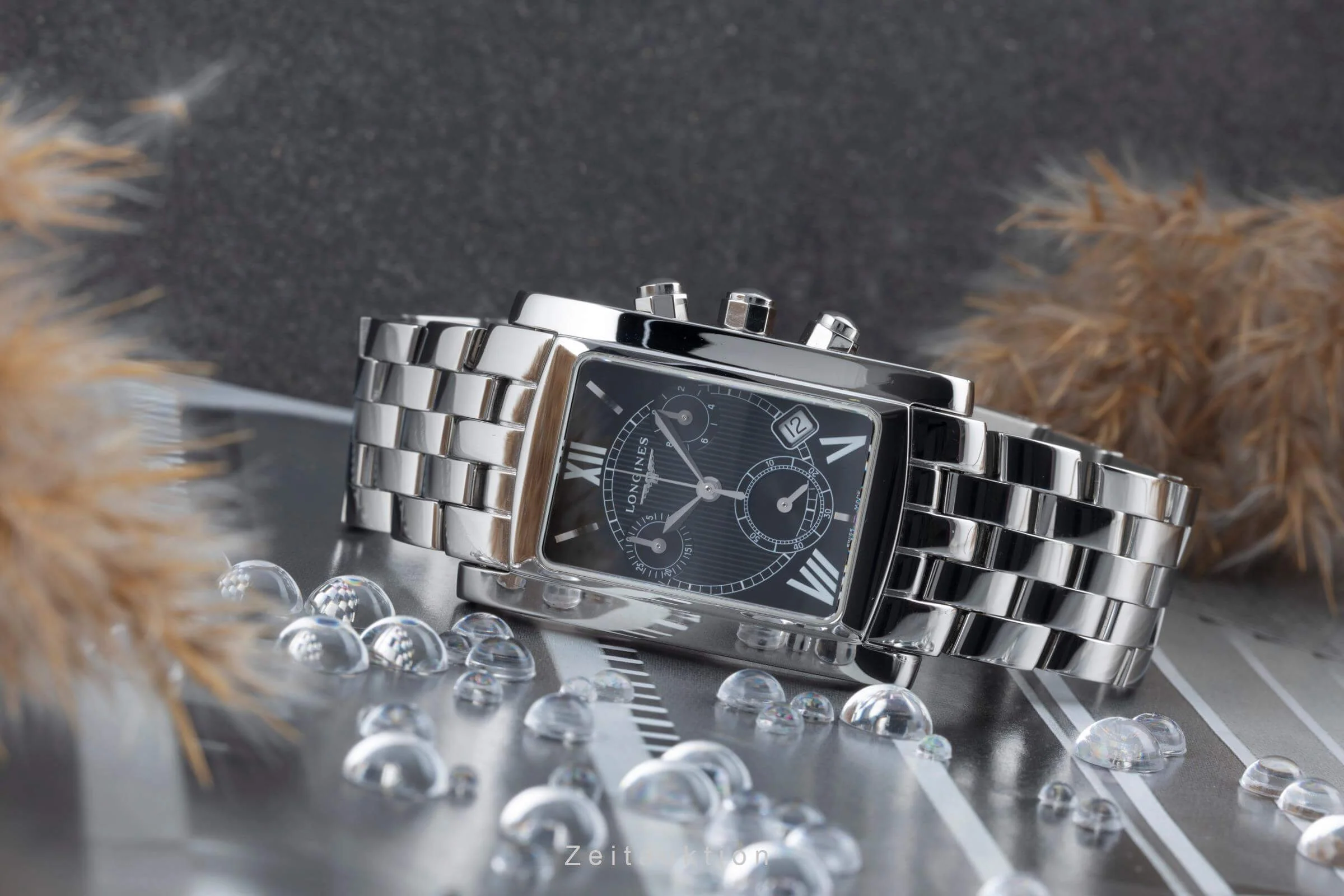 Longines Dolce Vita chronograph steel quartz men's watch L5.656.4  [2403293] - Image 2