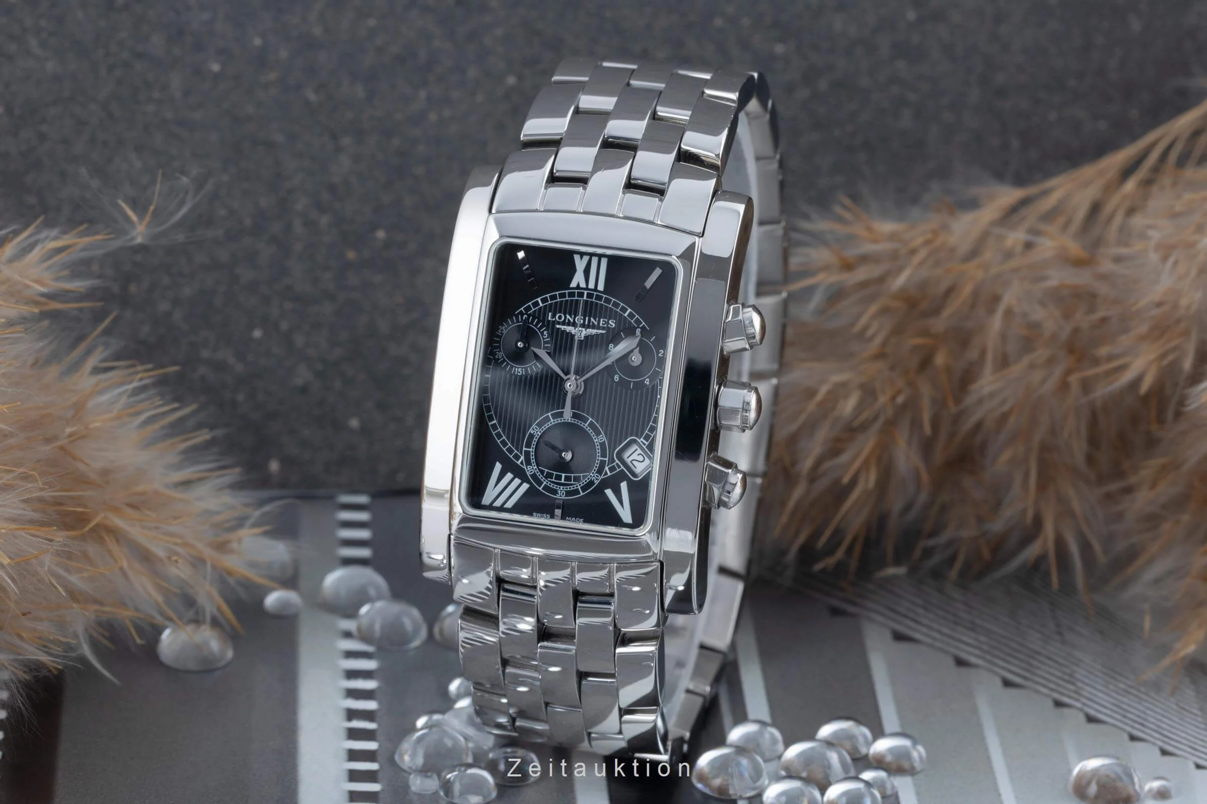 Longines Dolce Vita chronograph steel quartz men's watch L5.656.4  [2403293] - Image 3