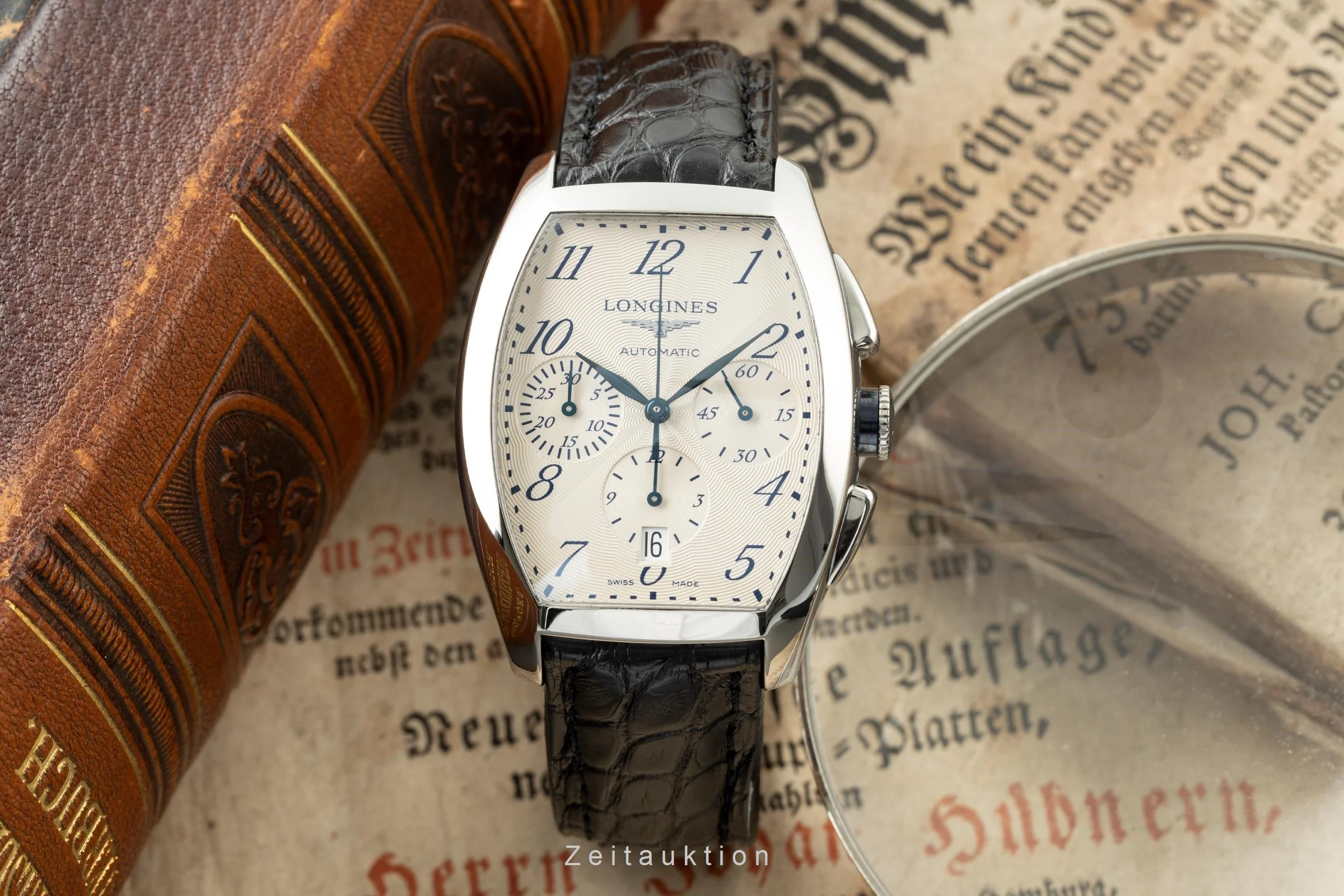 Longines Evidenza chronograph steel automatic men's watch L2.643.4  [2200580] - Image 3