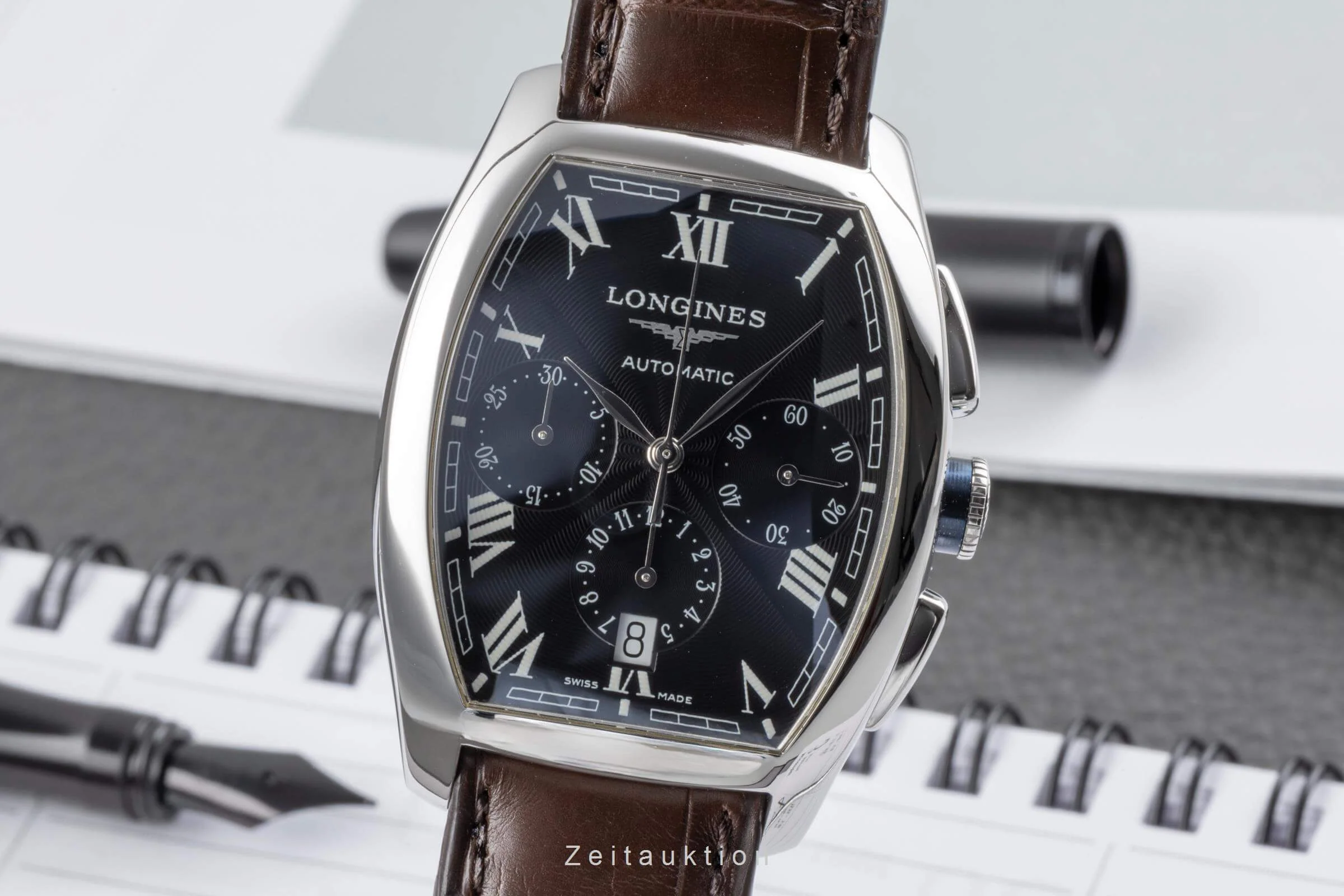 Longines Evidenza chronograph steel automatic men's watch L2.643.4  [2502152] - Image 2