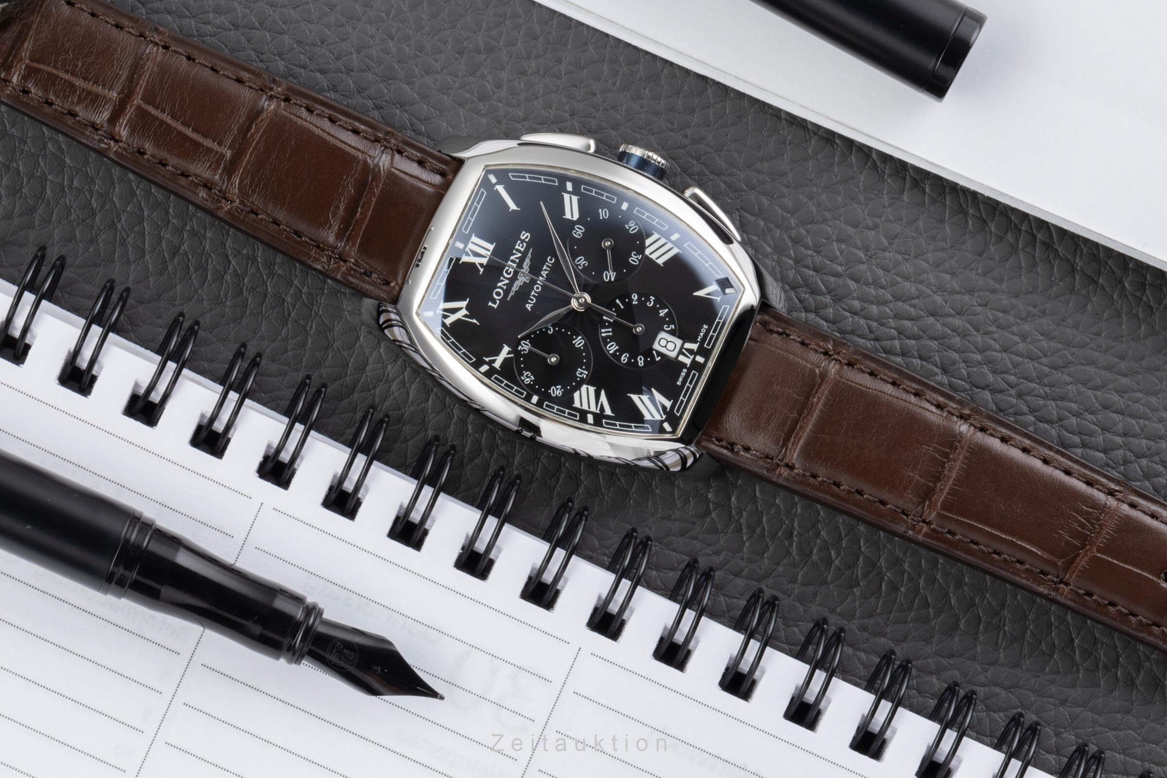 Longines Evidenza chronograph steel automatic men's watch L2.643.4  [2502152] - Image 3