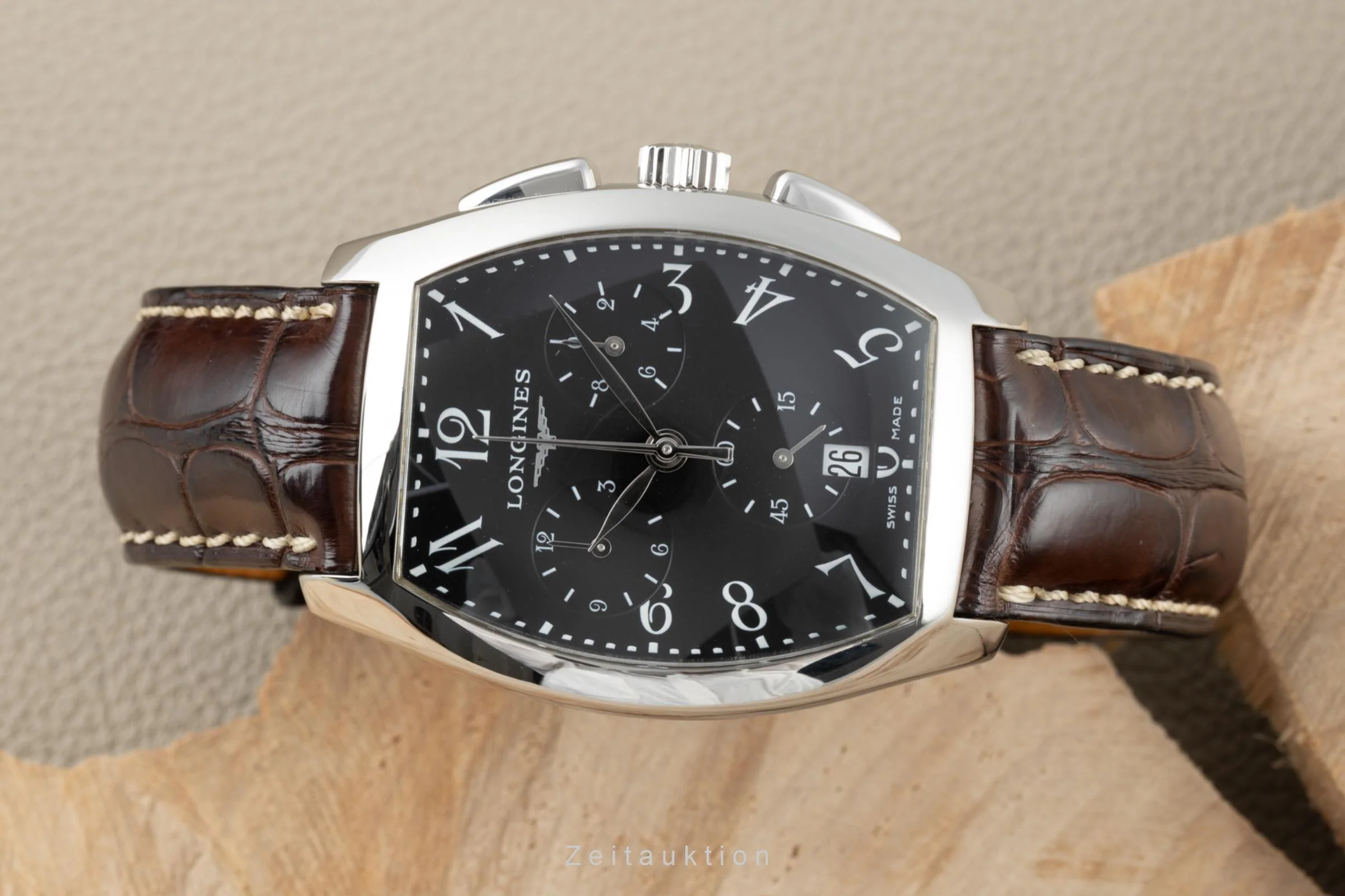 Longines Evidenza chronograph steel quartz men's watch L2.656.4  [2203671] - Image 2