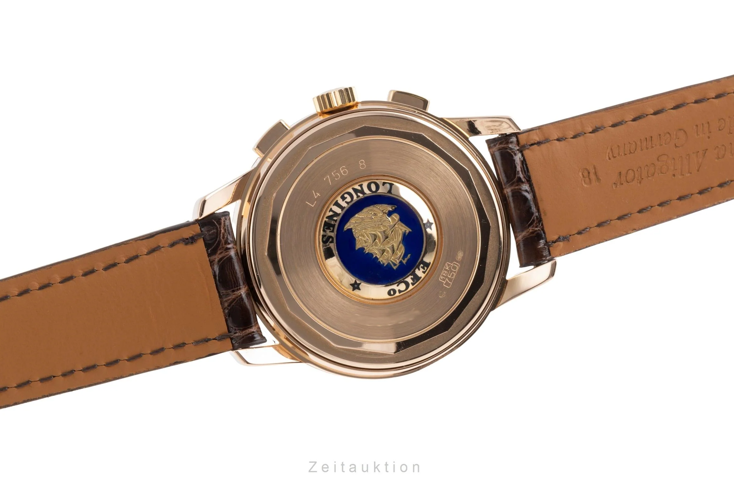 Longines Flagship 18 ct red gold automatic men's watch L4.756.8.72.0  [2503397] - Image 12