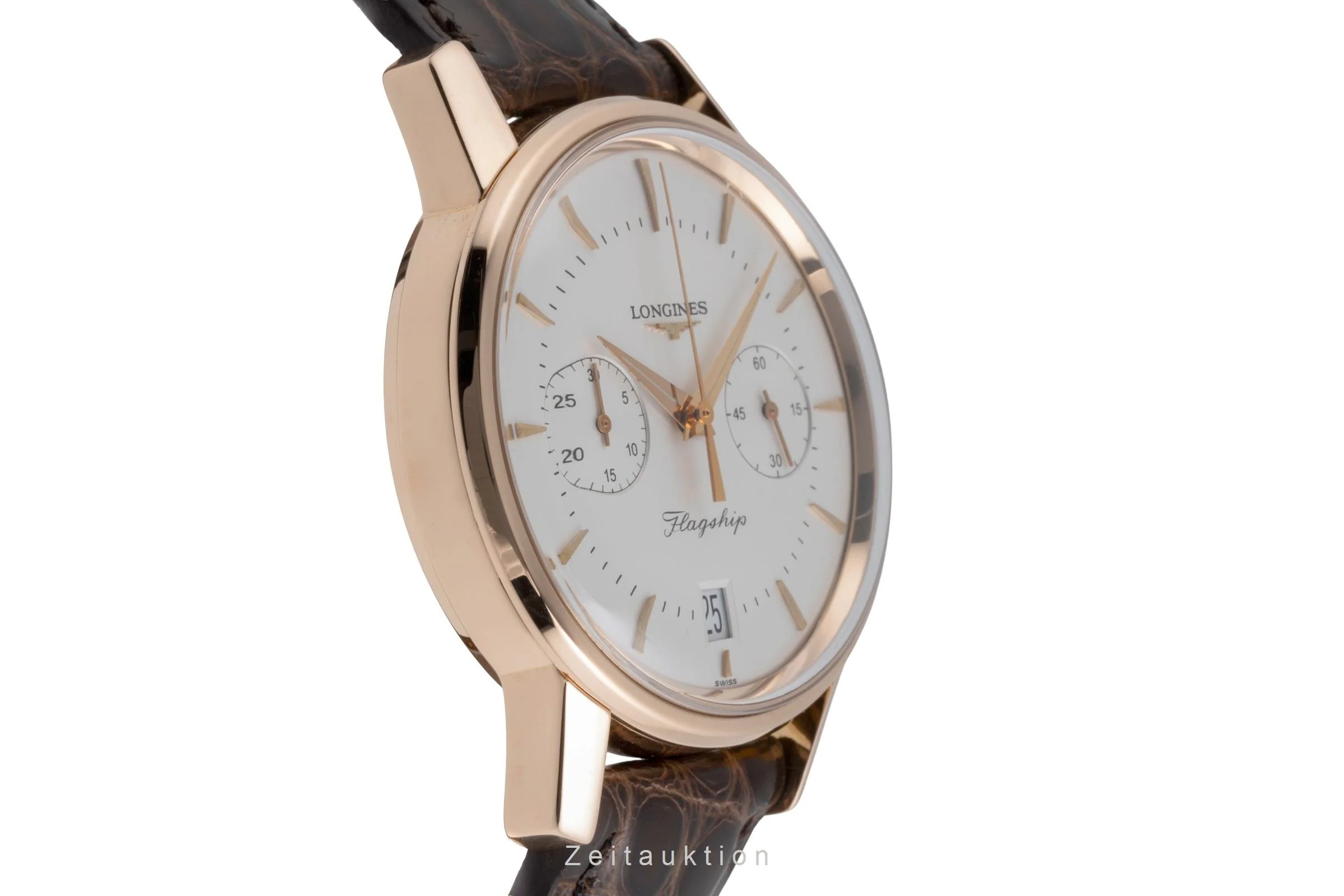 Longines Flagship 18 ct red gold automatic men's watch L4.756.8.72.0  [2503397] - Image 8