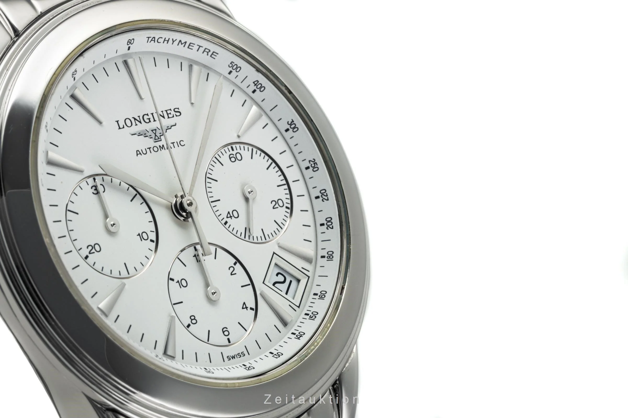 Longines Flagship chronograph steel automatic men's watch L4.718.4  [2304273] - Image 11