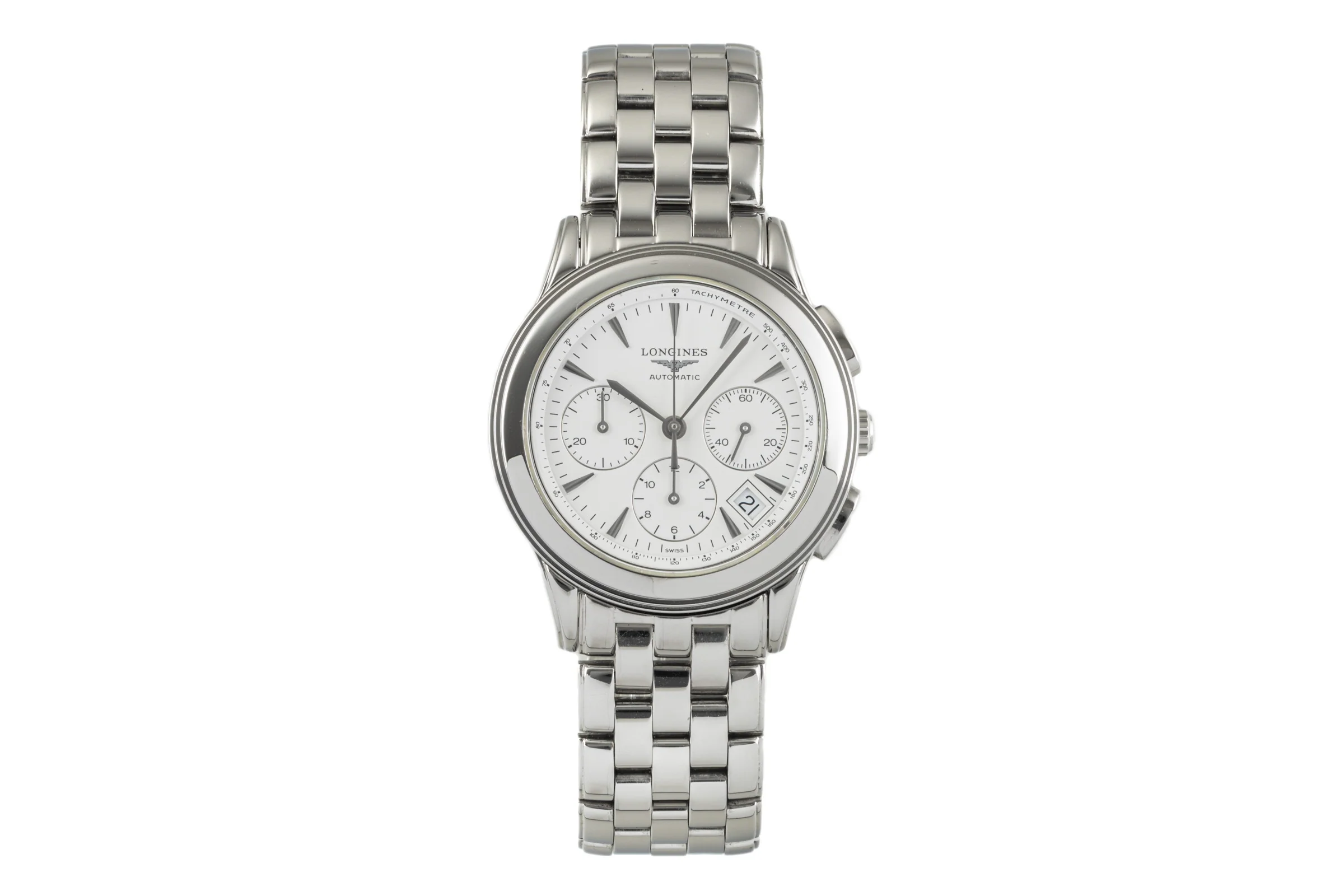 Longines Flagship chronograph steel automatic men's watch L4.718.4  [2304273] - Image 4