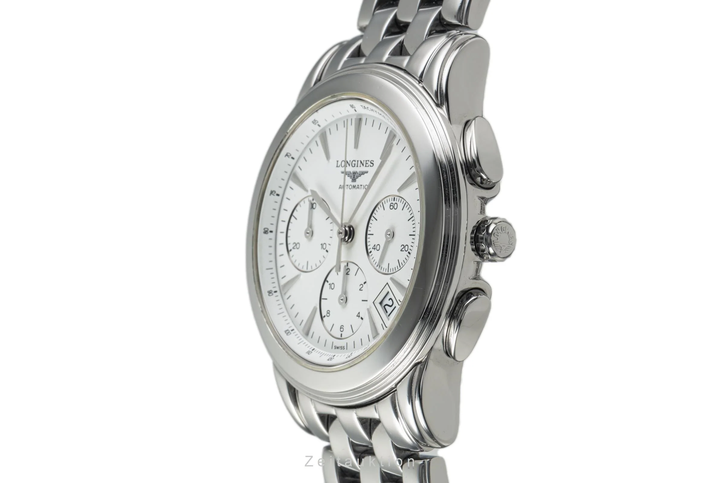 Longines Flagship chronograph steel automatic men's watch L4.718.4  [2304273] - Image 6