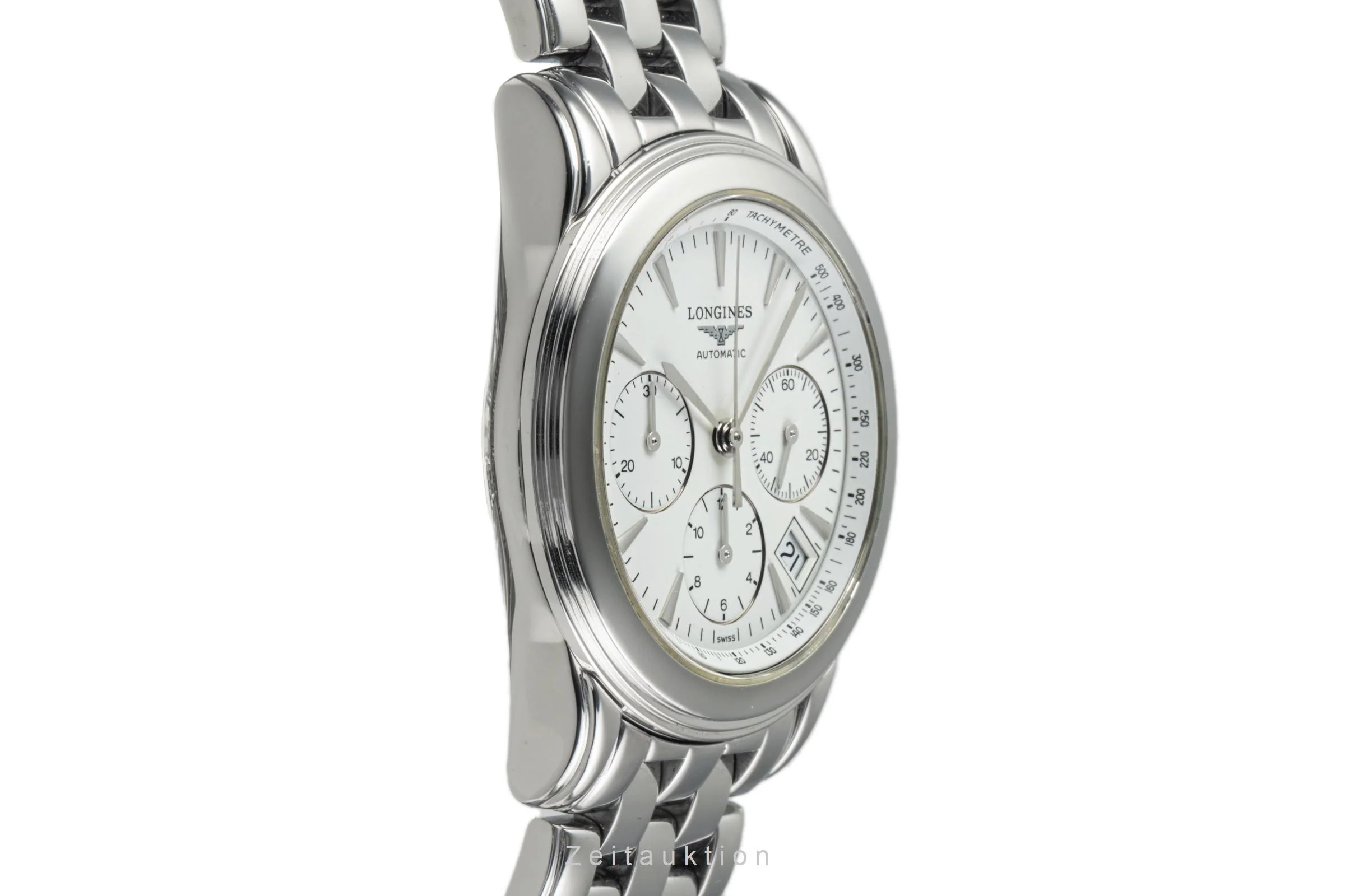 Longines Flagship chronograph steel automatic men's watch L4.718.4  [2304273] - Image 7