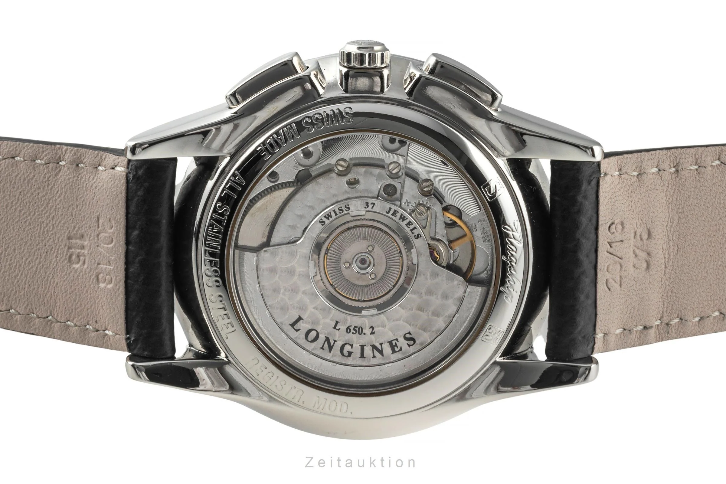 Longines Flagship chronograph steel automatic men's watch L4.718.4  [2401396] - Image 10