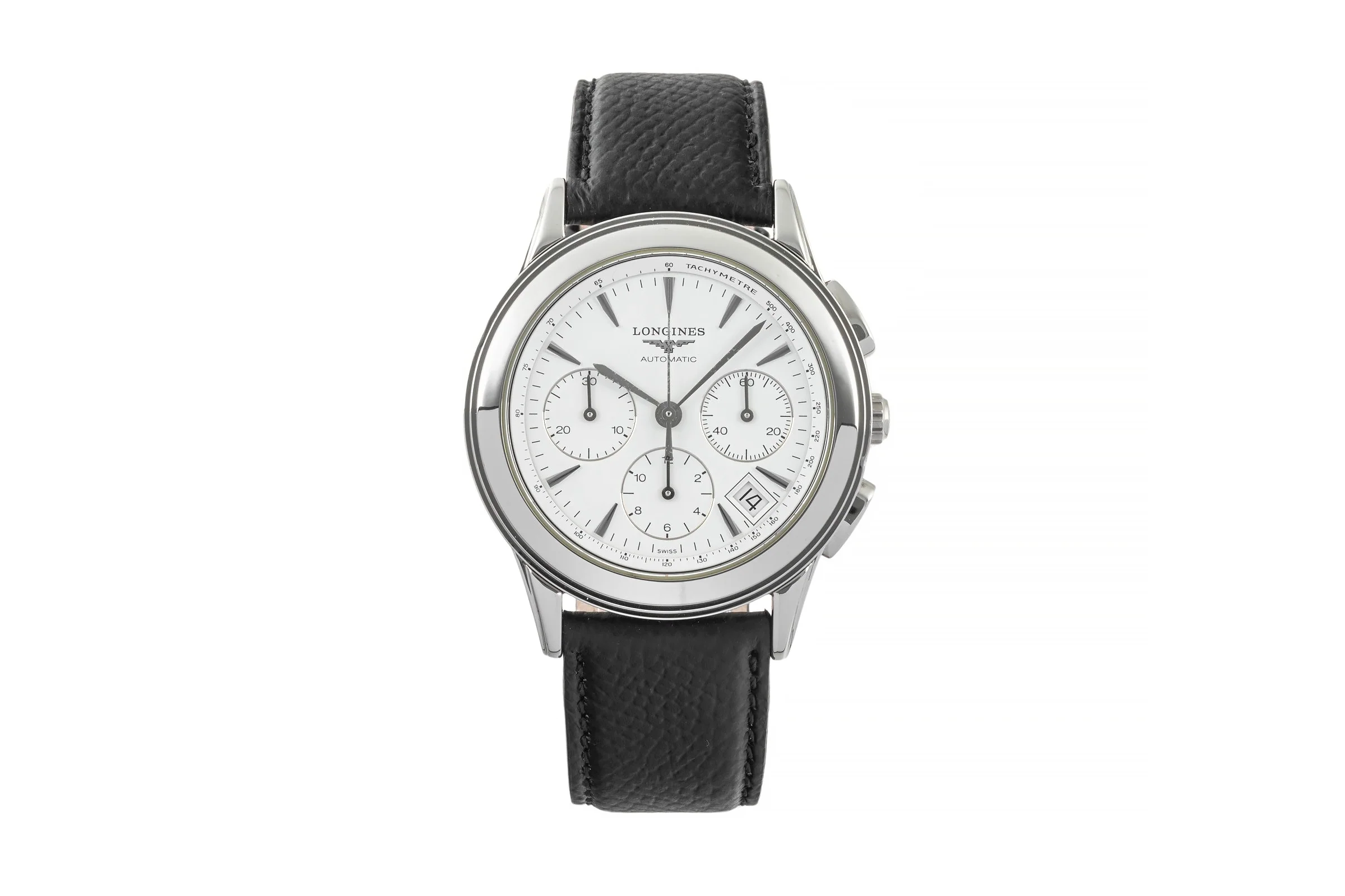 Longines Flagship chronograph steel automatic men's watch L4.718.4  [2401396] - Image 4