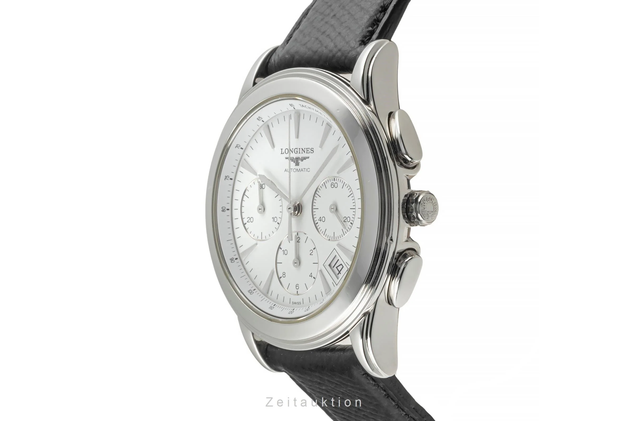 Longines Flagship chronograph steel automatic men's watch L4.718.4  [2401396] - Image 6