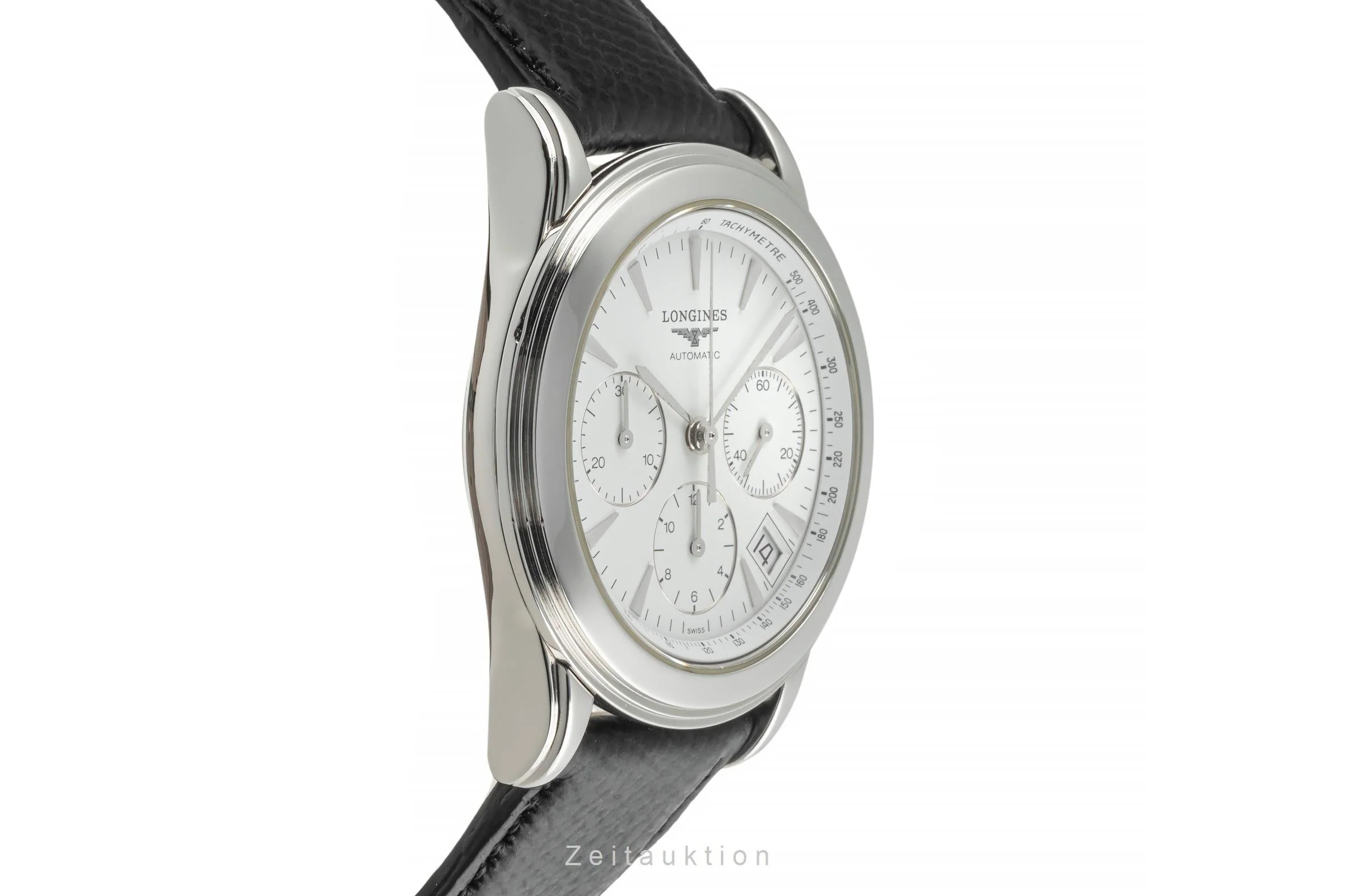 Longines Flagship chronograph steel automatic men's watch L4.718.4  [2401396] - Image 7