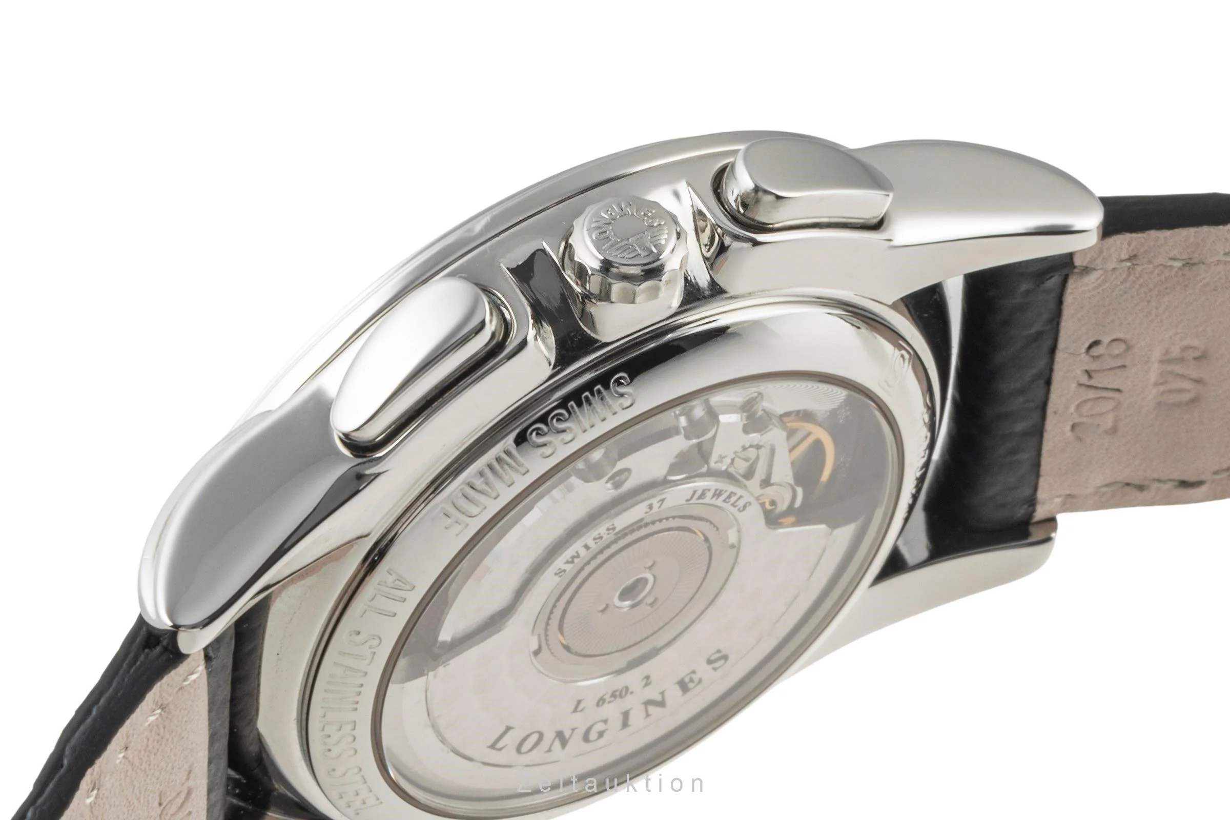 Longines Flagship chronograph steel automatic men's watch L4.718.4  [2401396] - Image 9