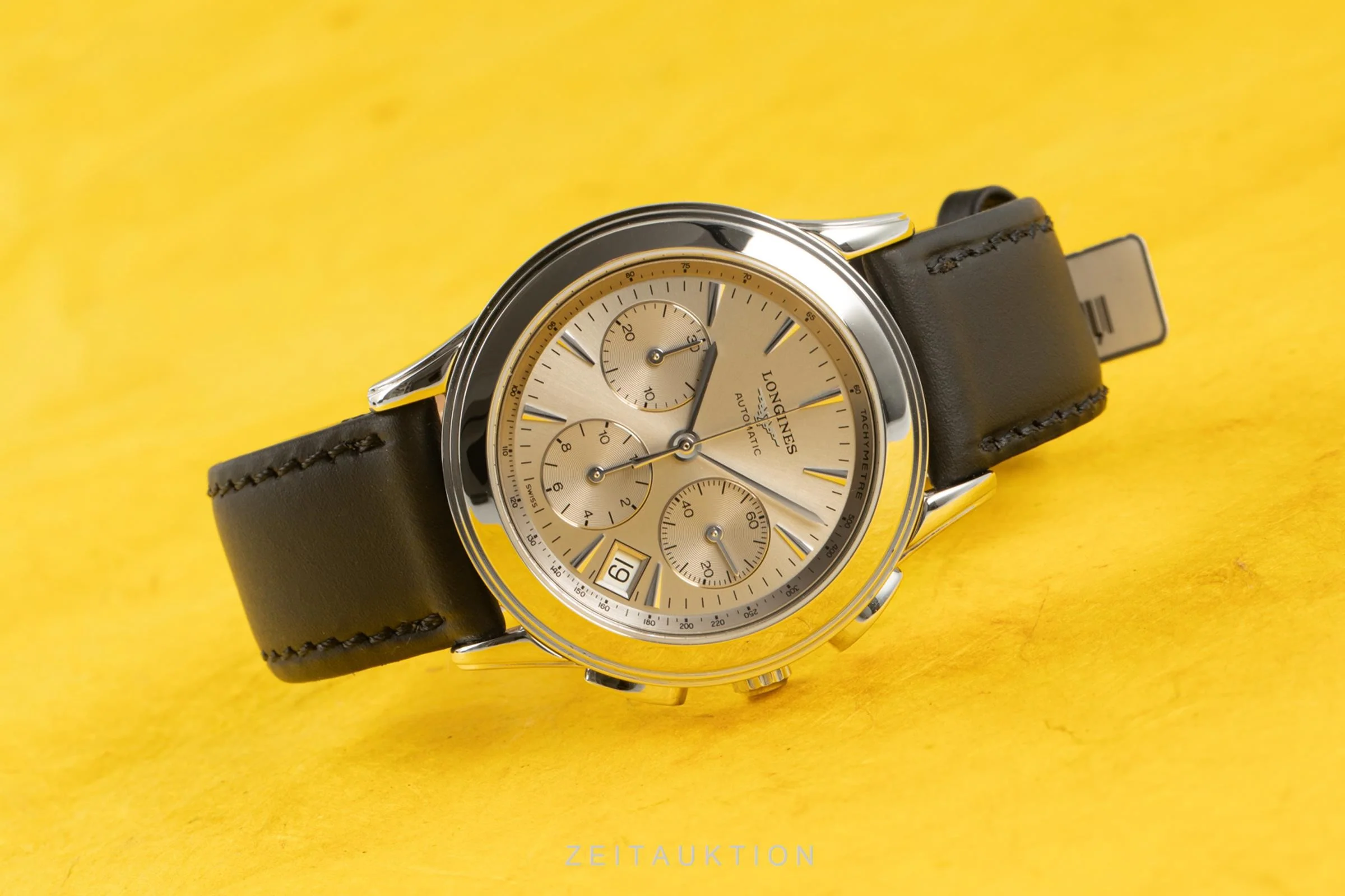 Longines Flagship chronograph steel automatic men's watch L4.718.4.72.6  [2102035] - Image 2