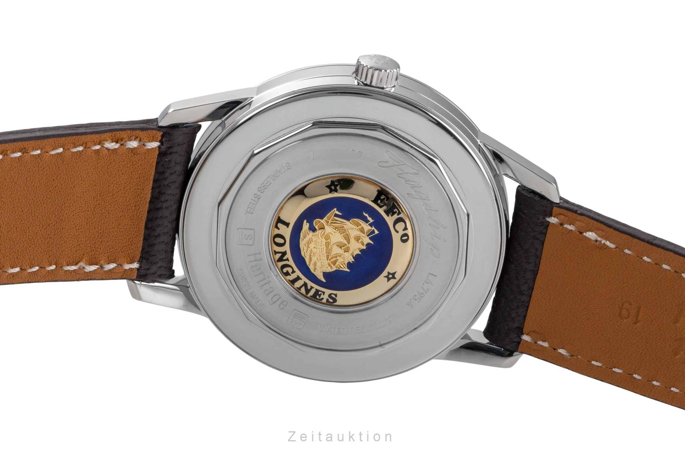 Longines Flagship steel automatic men's watch L4.795.4  [2502934] - Image 12