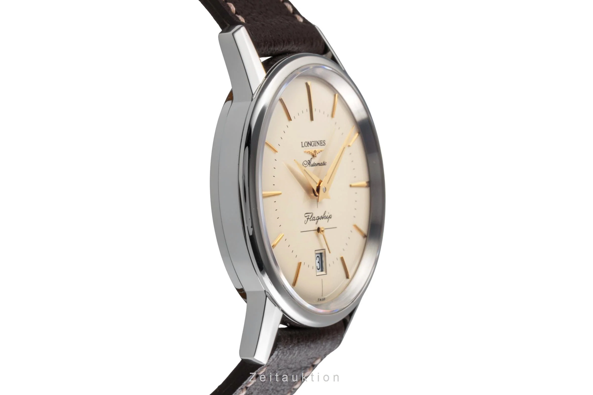 Longines Flagship steel automatic men's watch L4.795.4  [2502934] - Image 8