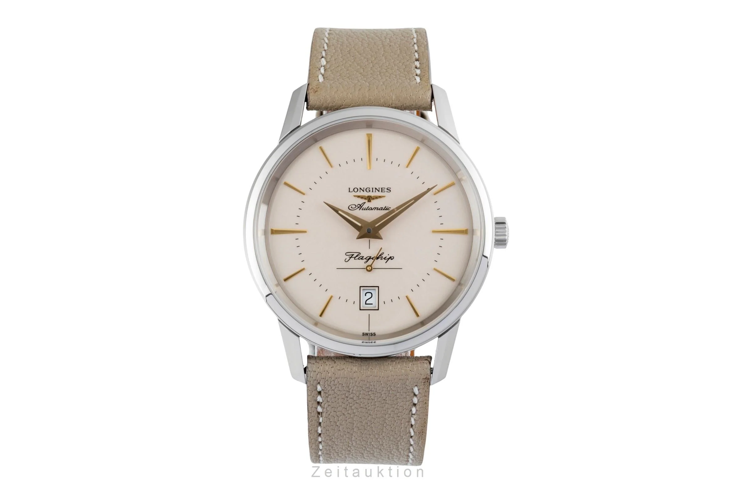 Longines Flagship steel automatic men's watch L4.795.4.78.2 LP: 2000EUR  [2506391] - Image 5