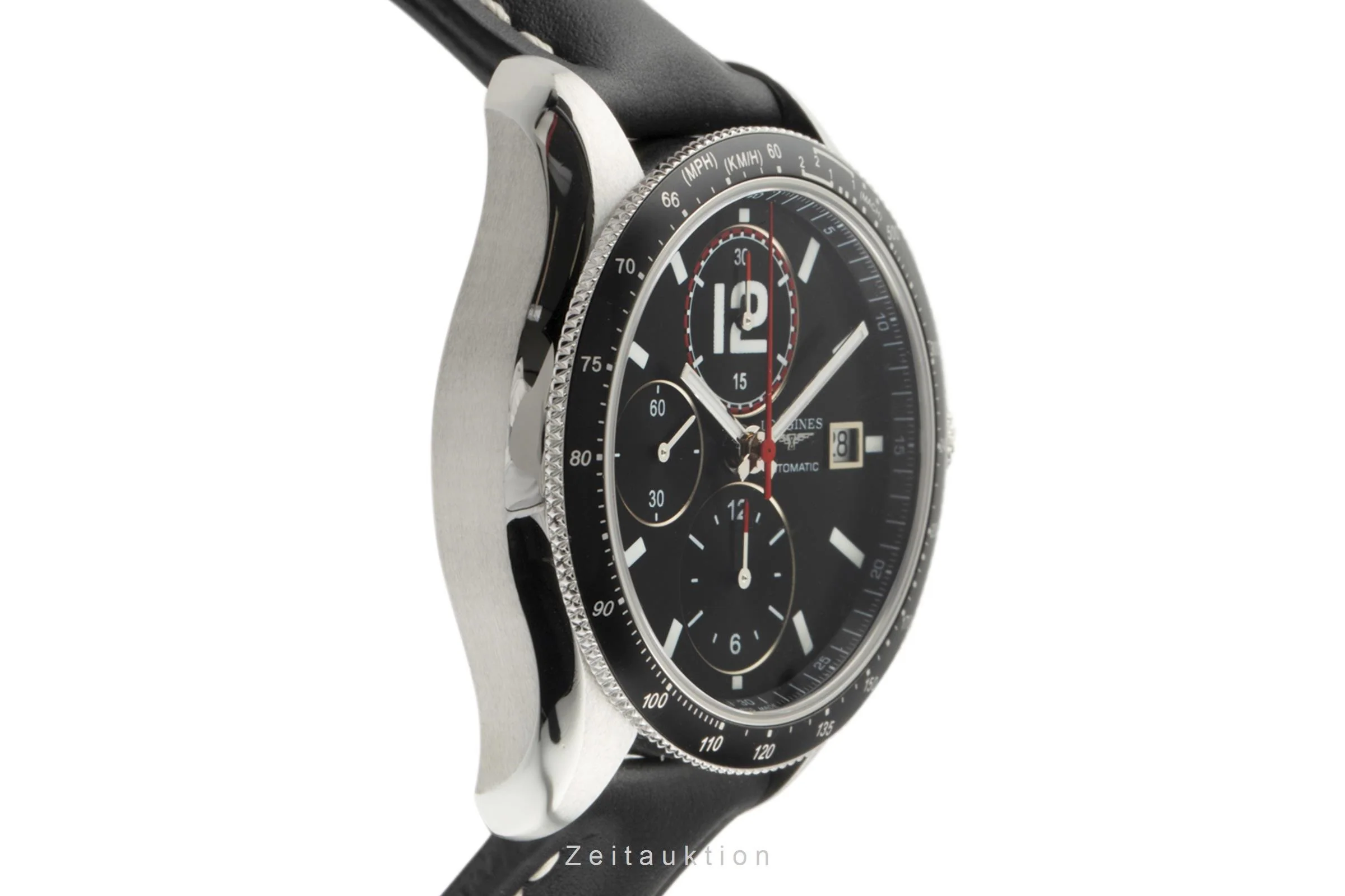 Longines Grande Vitesse chronograph steel automatic men's watch L3.636.4  [2305013] - Image 7