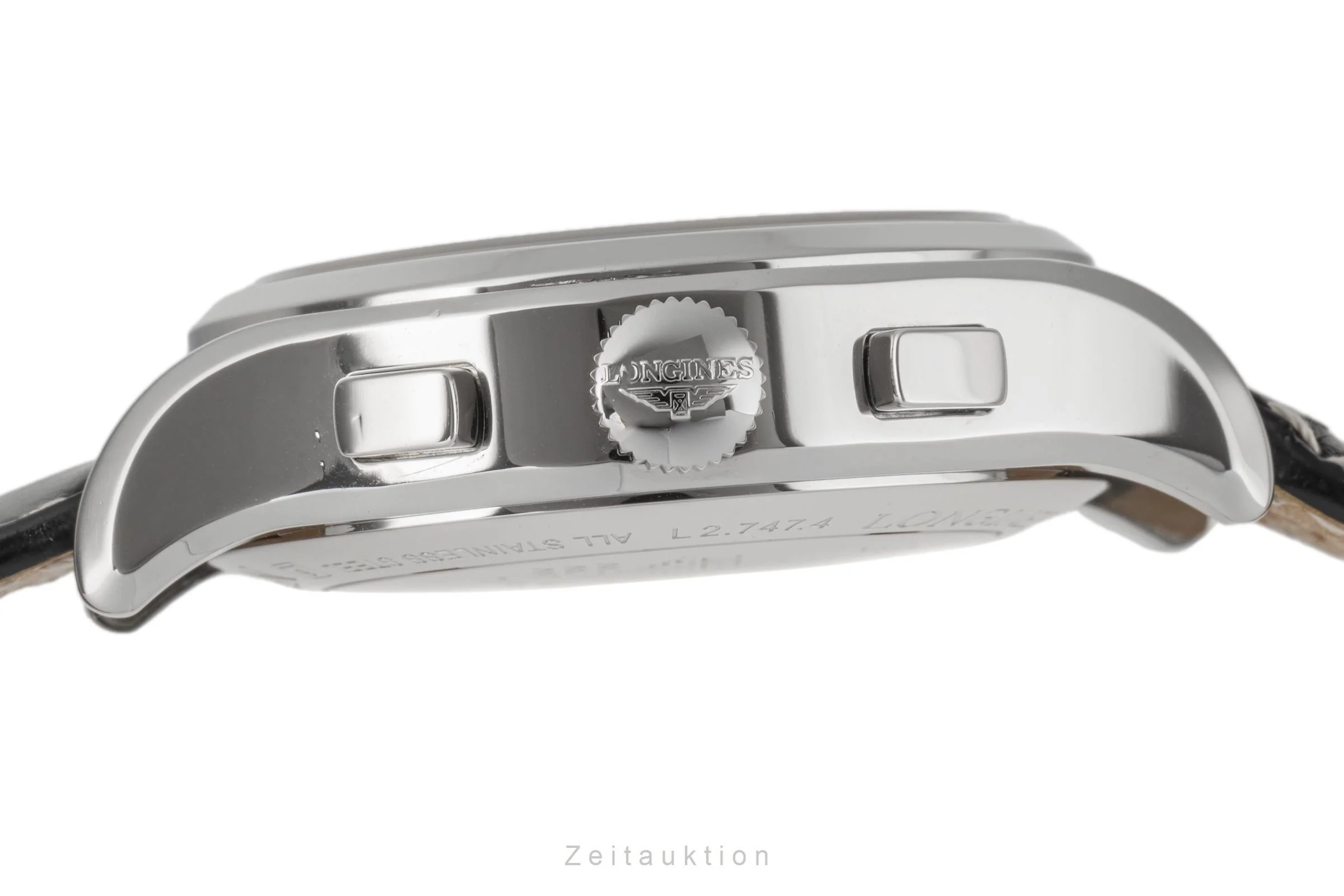 Longines Heritage chronograph steel automatic men's watch L2.747.4  [2301298] - Image 11